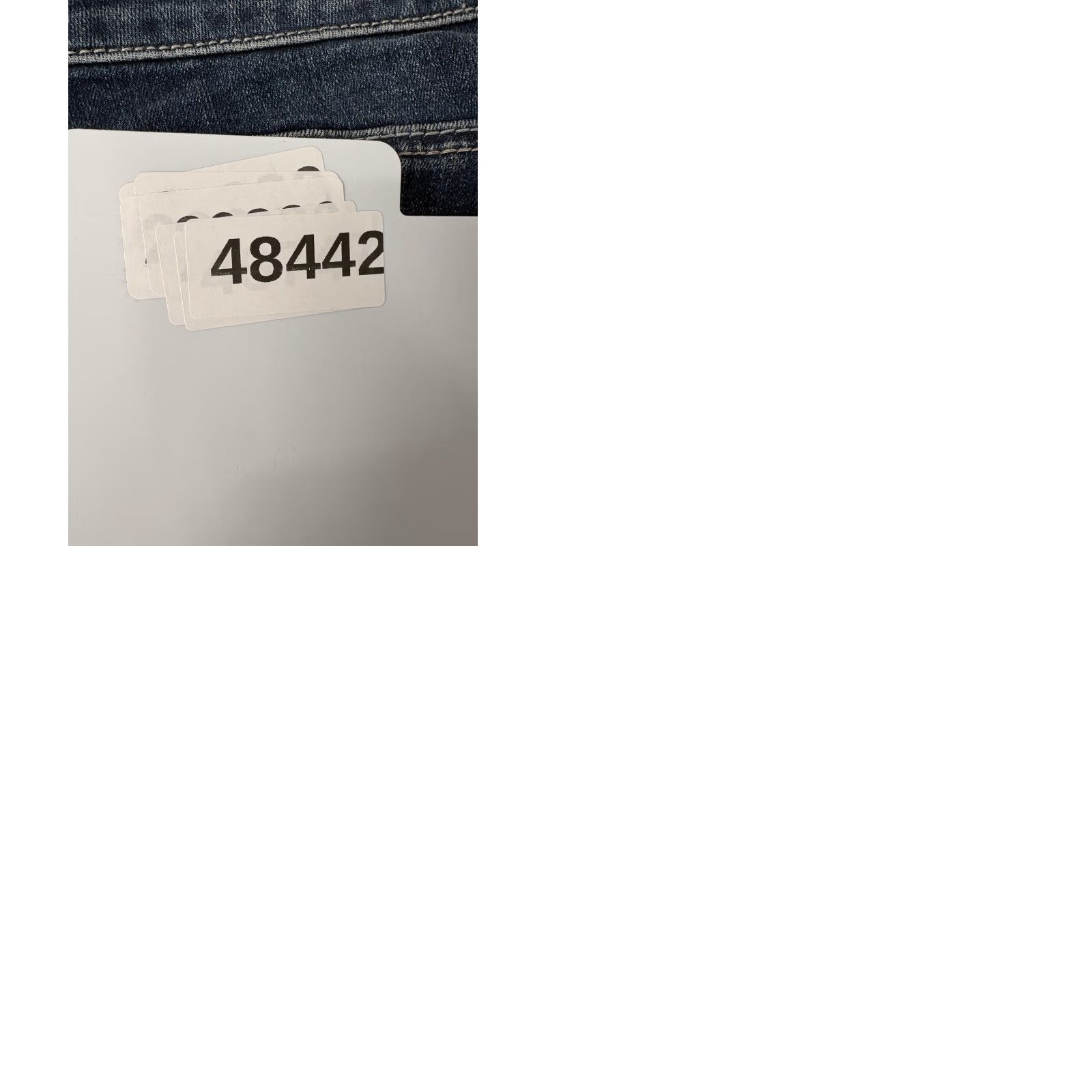 Silver Jeans Co. VINTAGE? No. Silver Jeans Elyse Skinny Womens 10 Blue Mid Rise Curvy Fit Stretch Denim Grunge Size 32" / US 10 / IT 46 - 10 Thumbnail