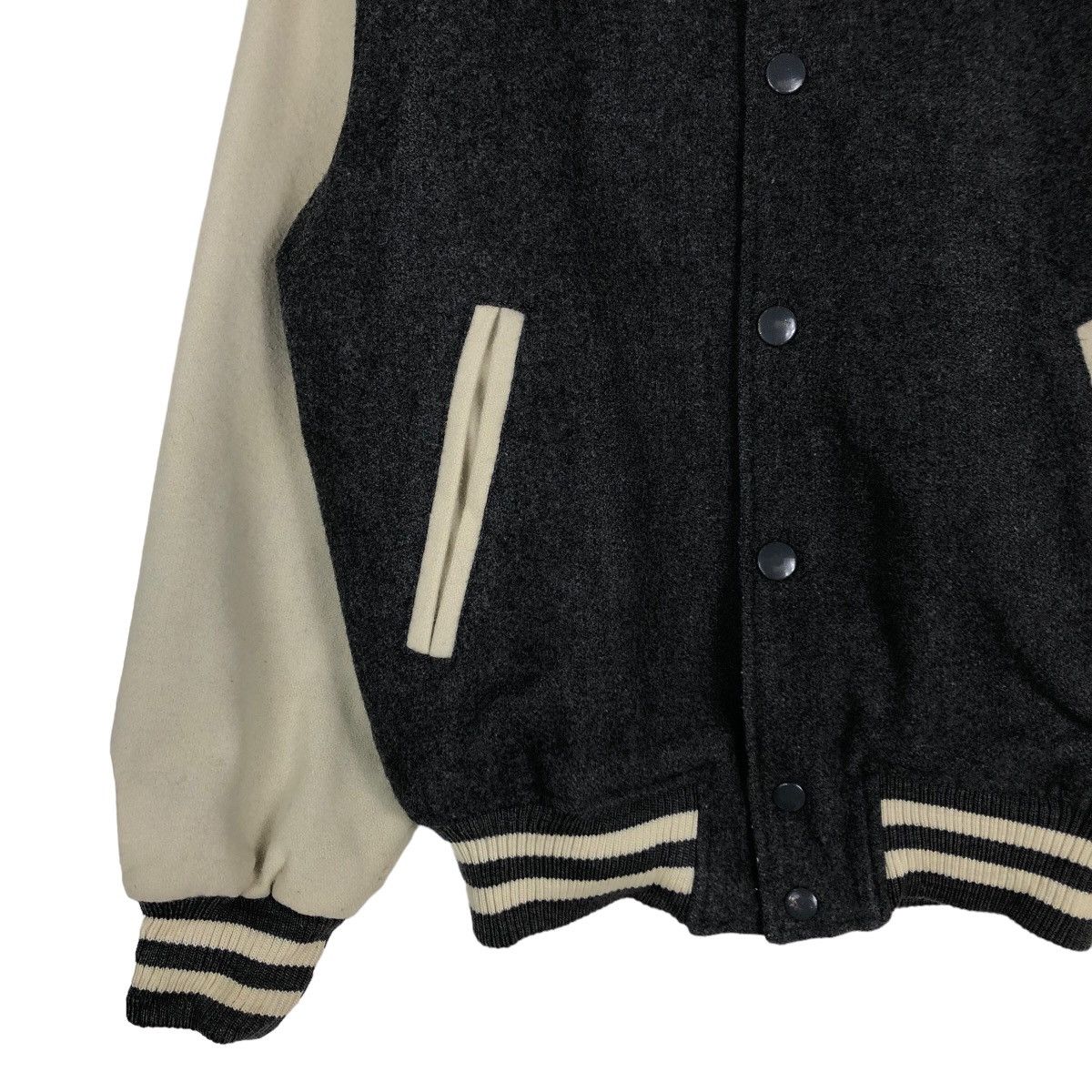Japanese Brand 🔥Vintage Varsity Bomber Jacket Jac Japan Wool Issey Miyake Size US M / EU 48-50 / 2 - 4 Thumbnail