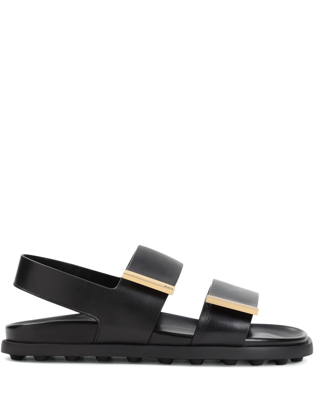 LEATHER SLINGBACK SANDALS