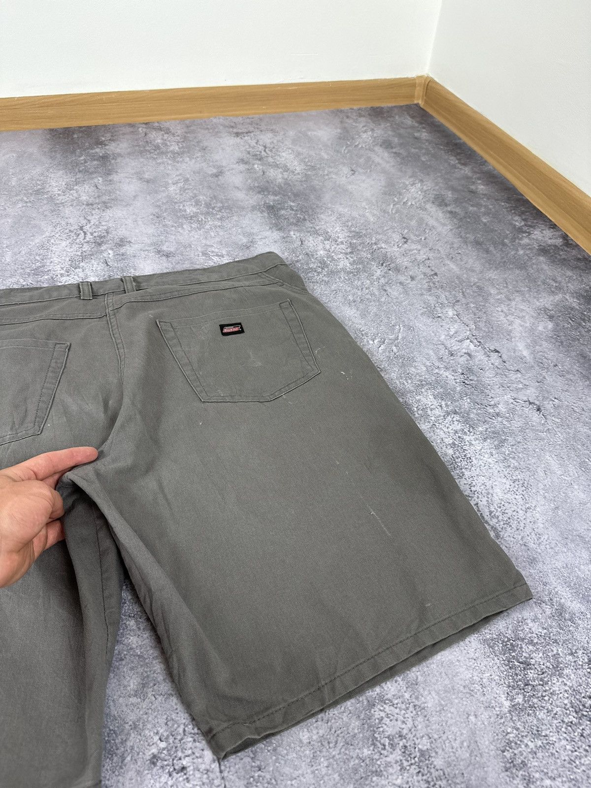 Dickies Vintage Dickies Baggy Faded Grey USA Hype Cargo Work Shorts Size US 36 / EU 52 - 4 Thumbnail