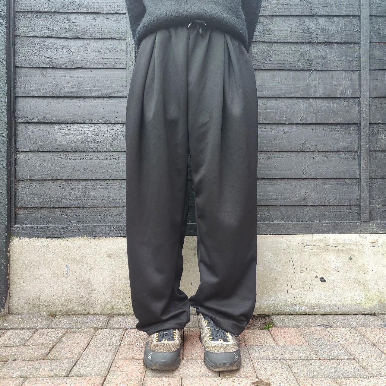 Other Japanese Black Wide Leg Joggers Size US 32 / EU 48 - 1 Thumbnail