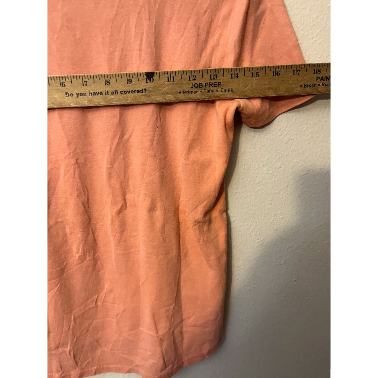 Vintage Chicos Tee Womens Short Sleeve Round Neck Orange Size 0 Casual Shirt Basic Stretch Size 25" / US 0 / IT 36 - 4 Thumbnail