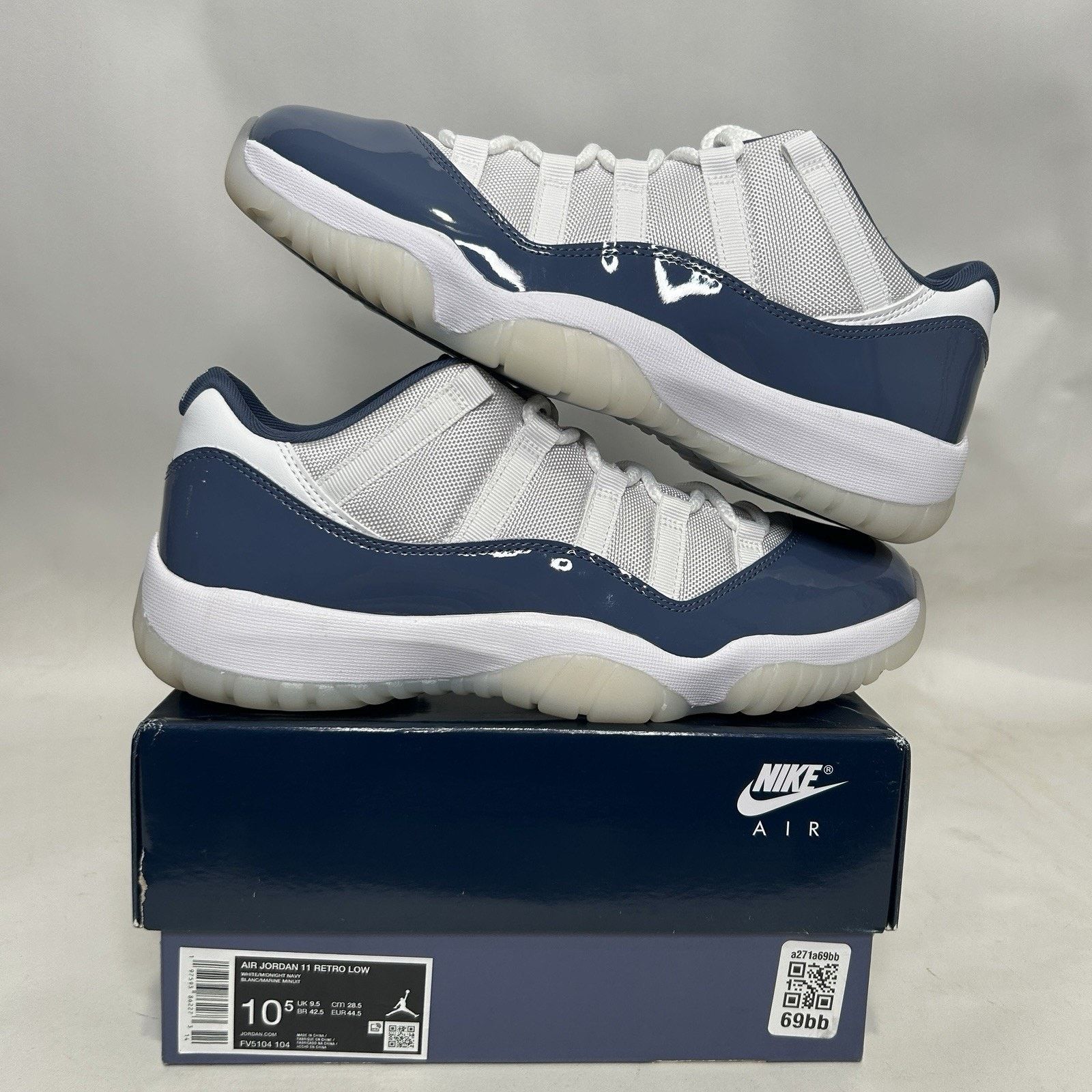 Nike Nike Air Jordan 11 Retro Low “Diffused Blue” Size US 10.5 / EU 43-44 - 1 Thumbnail