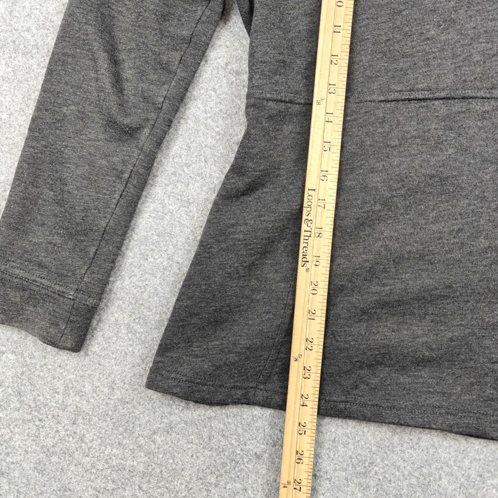 Prana PrAna Jacket Womens Small Gray Knit Fleece Lined Button Front Collared Pockets Size S / US 4 / IT 40 - 6 Thumbnail