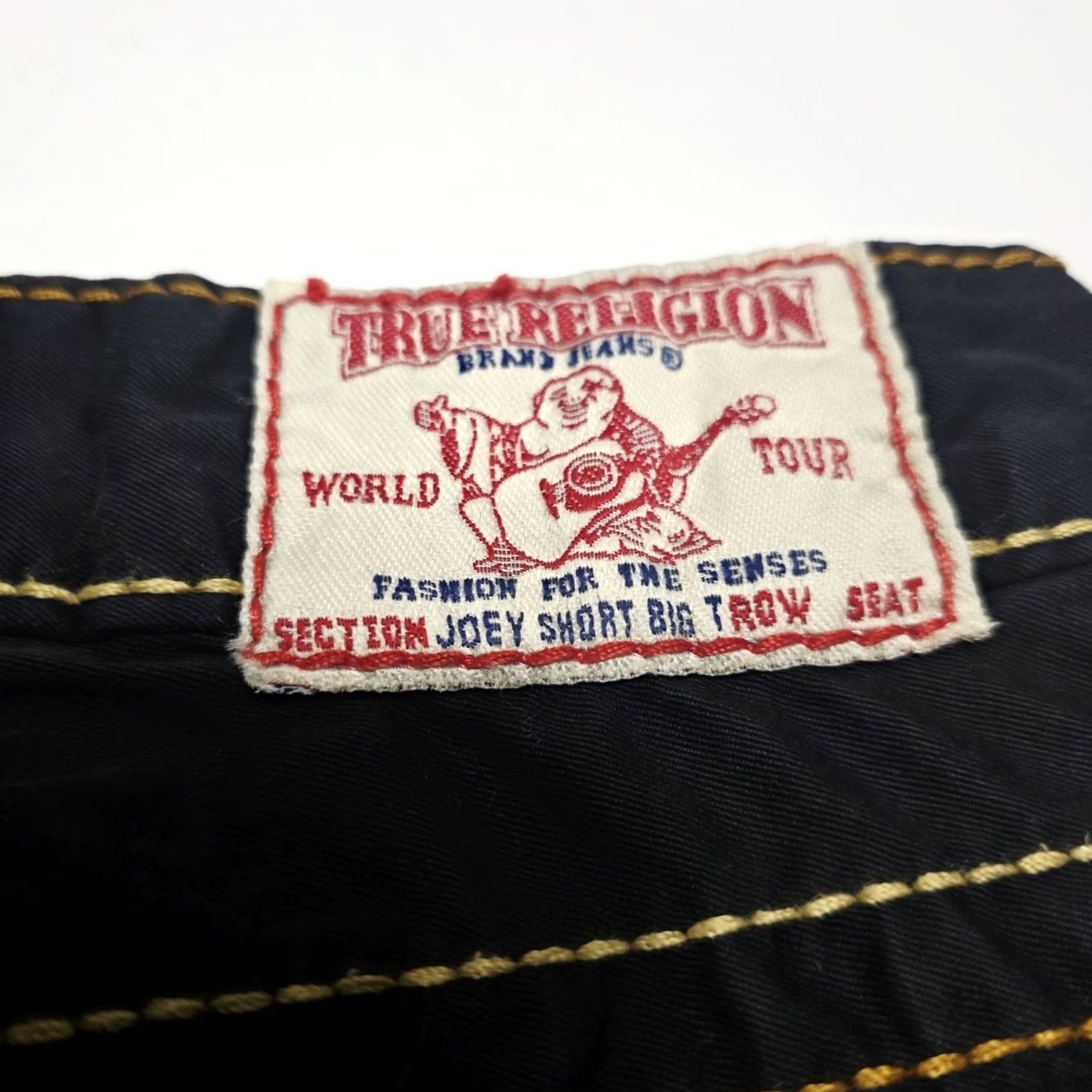 True Religion VINTAGE True Religion Joey Short Big T Women’s Size 27 Black Shorts Made USA 5-Pocket Design Button Logo Pockets Regular Waist 27in Y2k Size 27" / US 4 / IT 40 - 4 Thumbnail
