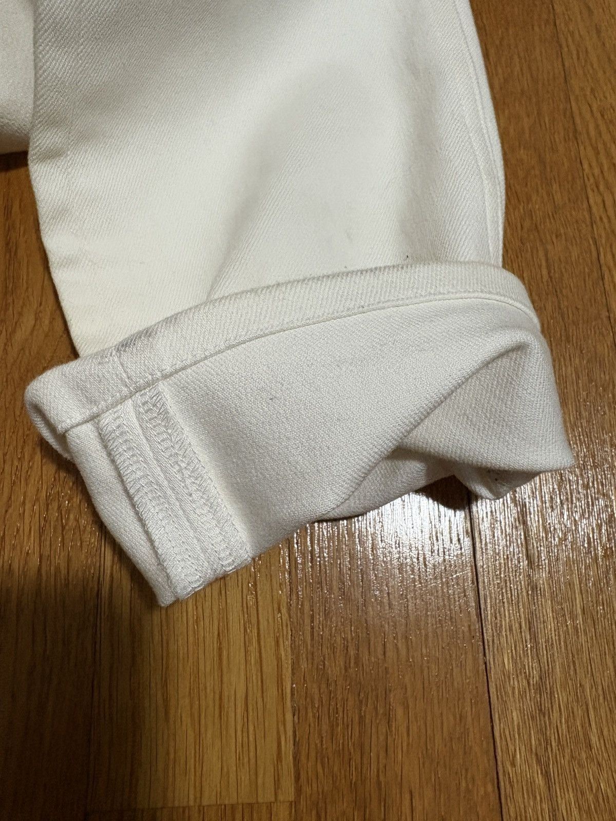 Louis Vuitton LV White Slim Fit Jeans by Virgil Abloh Size US 30 / EU 46 - 14 Thumbnail