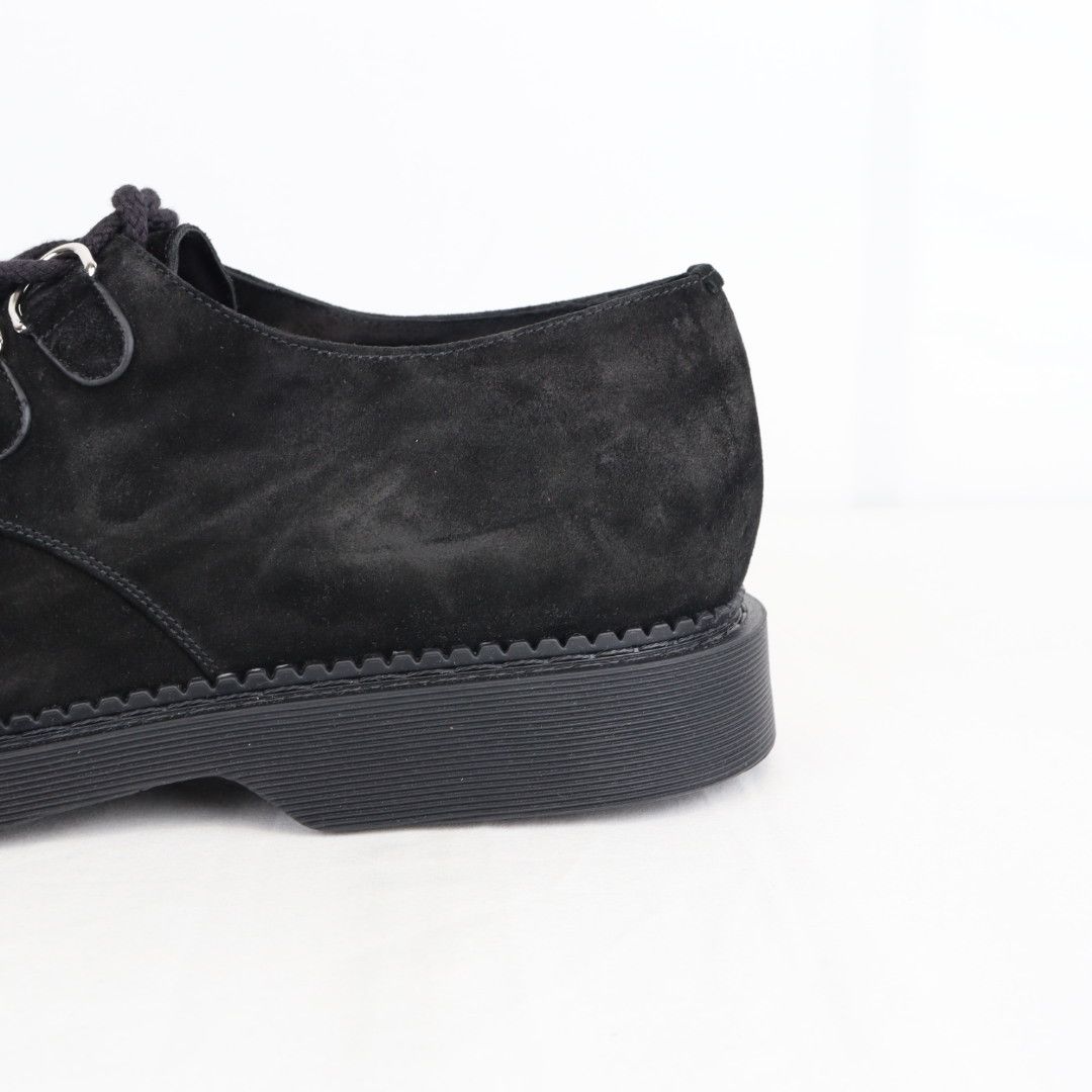 Saint Laurent Paris o1rshd1 Teddy 10 Suede Cashmere Opera Boots in Nero Size US 12 / EU 45 - 4 Thumbnail
