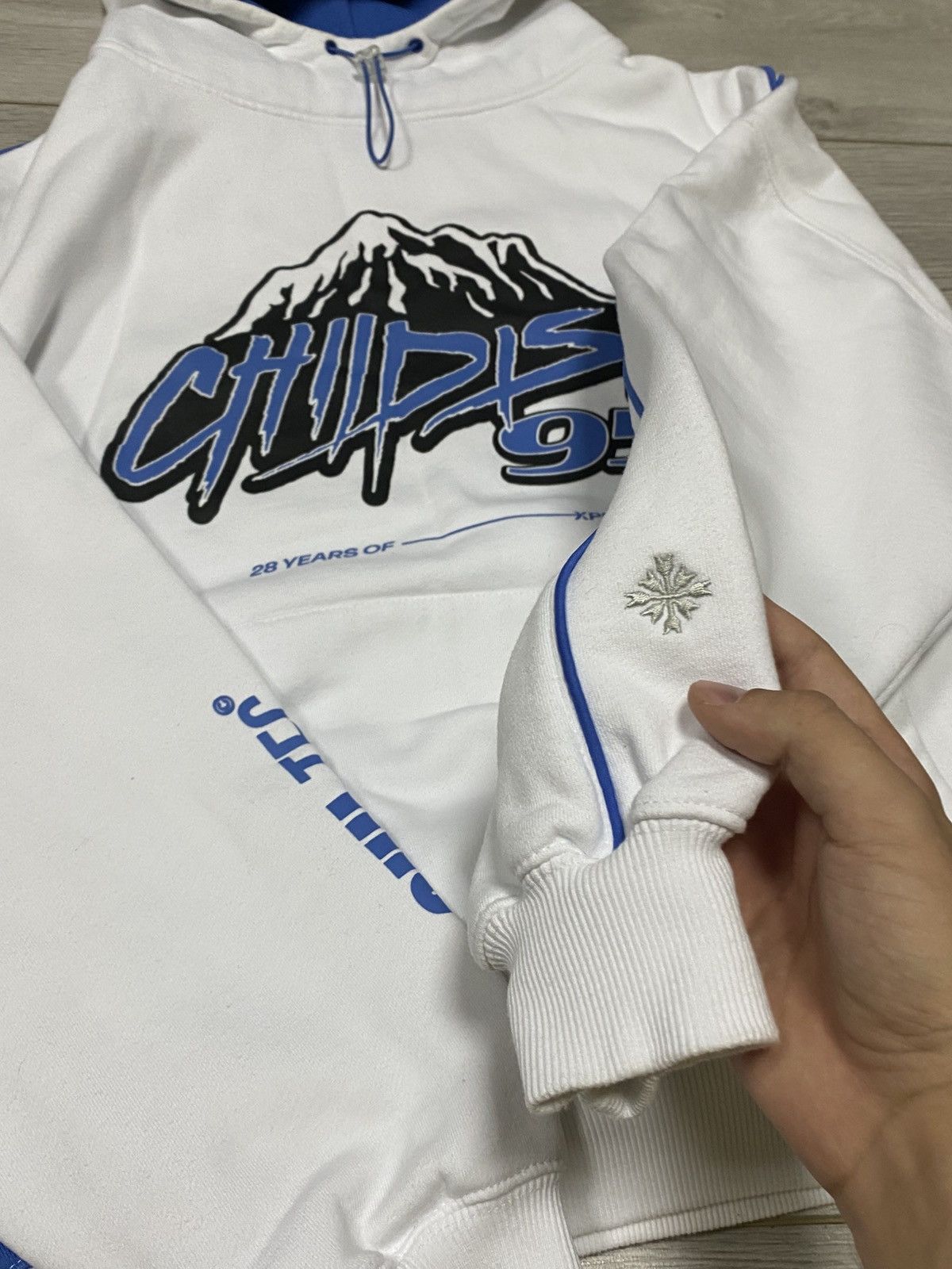 Vintage Vintage Childish 95 snow hoodie white skate 90s Size US S / EU 44-46 / 1 - 7 Thumbnail