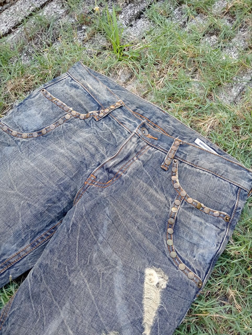 semanticdesign Vintage Semantic Design Japan Studded Bootcut Jeans Size US 32 / EU 48 - 6 Thumbnail
