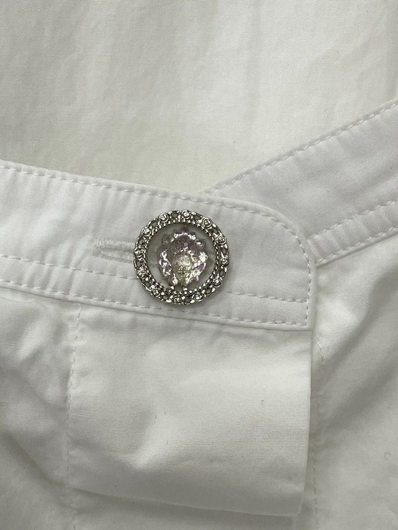 Chanel Chanel White sleeveless shirt dress Size XS / US 0-2 / IT 36-38 - 3 Thumbnail