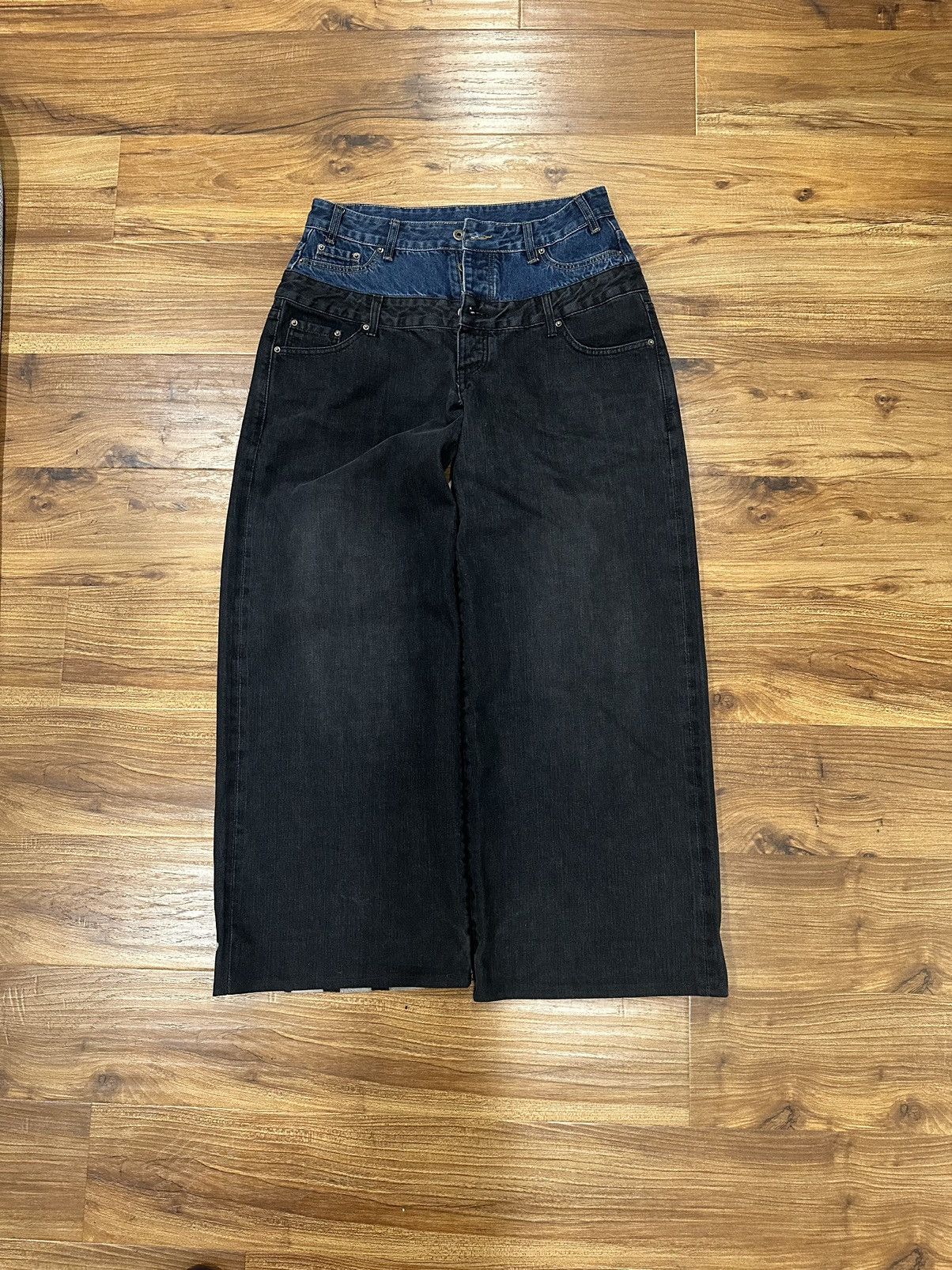 image of Engineered Garments Doctor Garmentz “Be You” Denims in Black, Men's (Size 33)