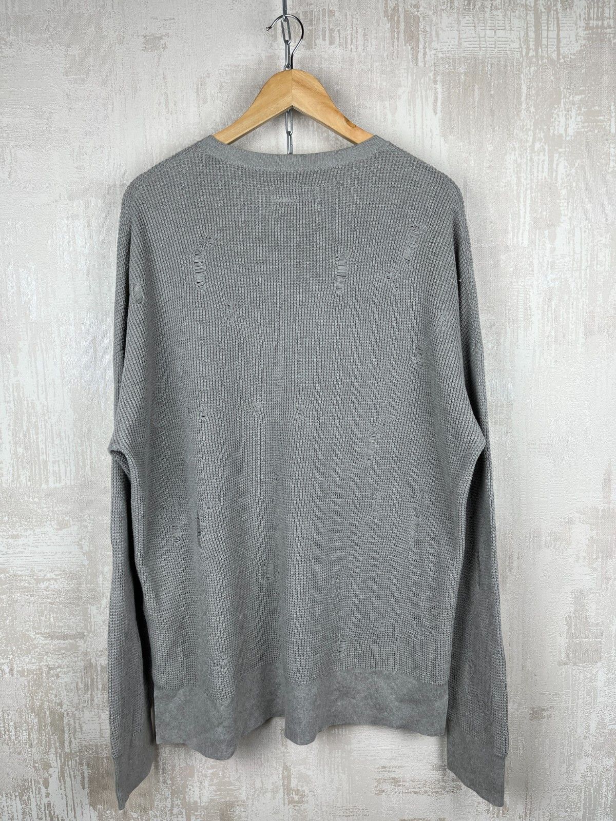Allsaints AllSaints Forram Long Sleeve Distressed Sweater Oversized Size US L / EU 52-54 / 3 - 16 Thumbnail