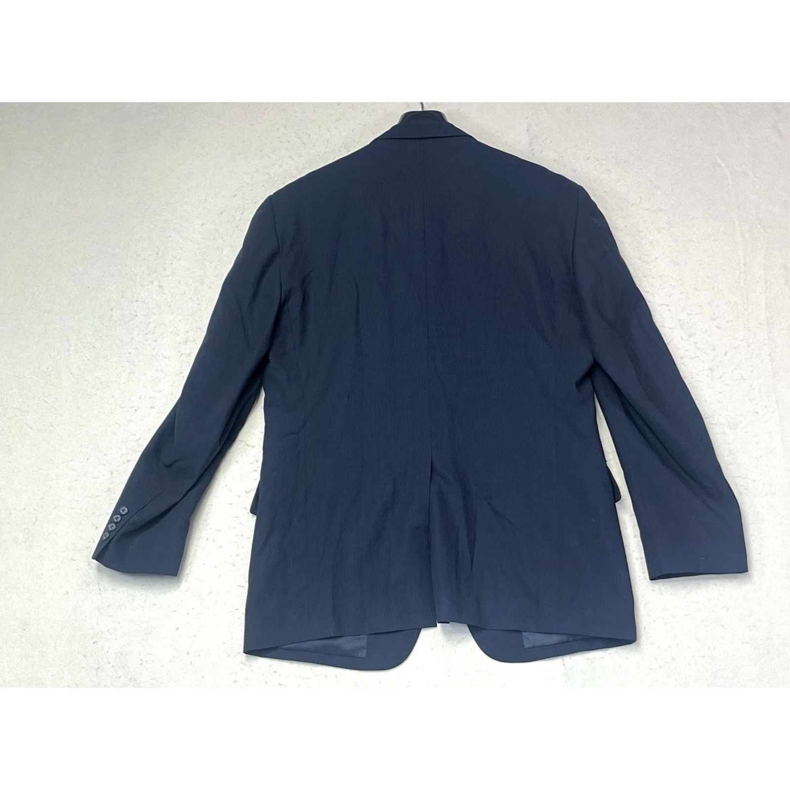 Brooks Brothers VINTAGE Brooks Brothers Blue Wool Blend Blazer Men's Size 42R Size 42R - 2 Thumbnail