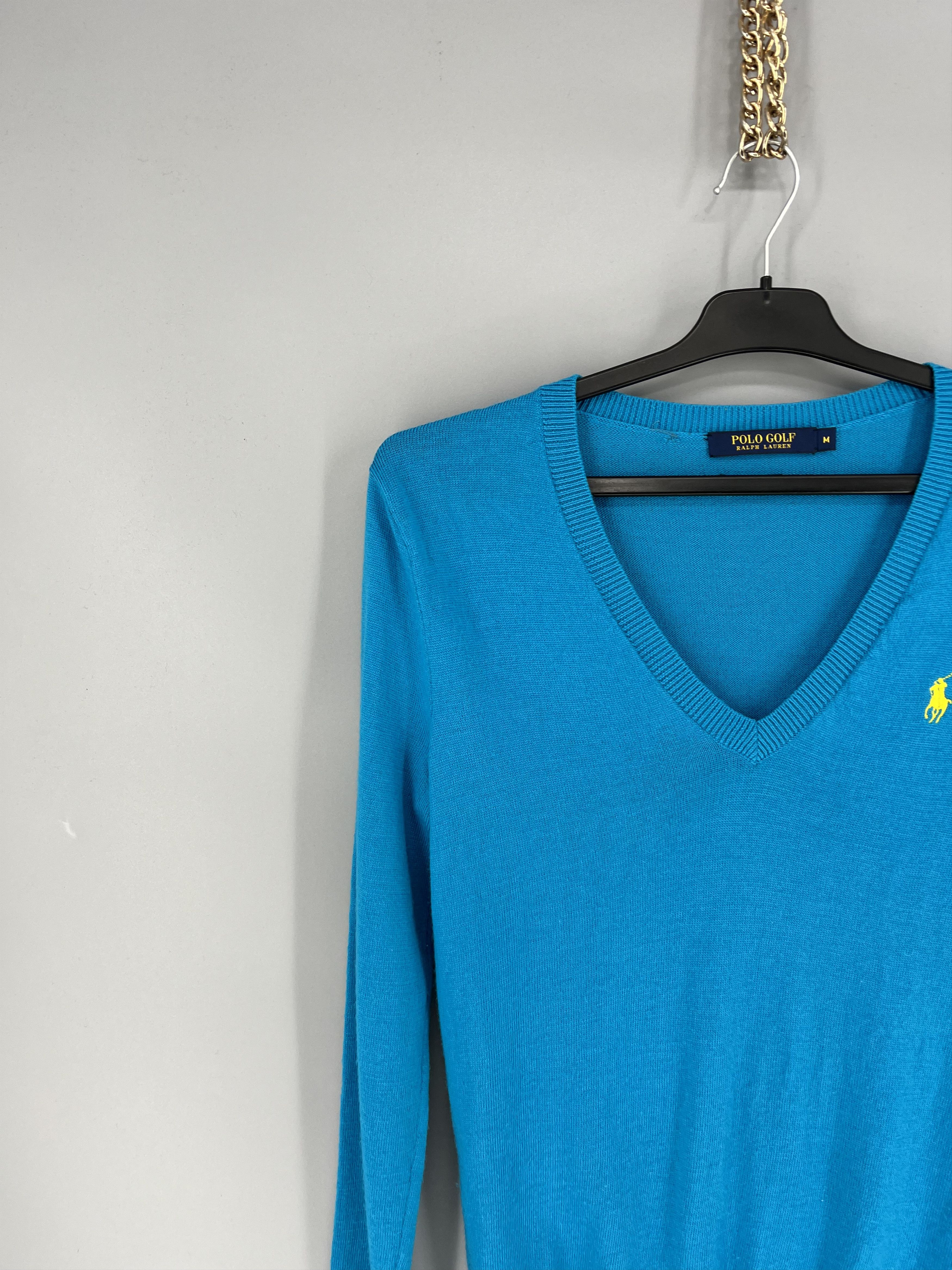Polo Ralph Lauren Vintage Polo Ralph Lauren V-neck Knit Sweater Jumper Size M / US 6-8 / IT 42-44 - 4 Thumbnail