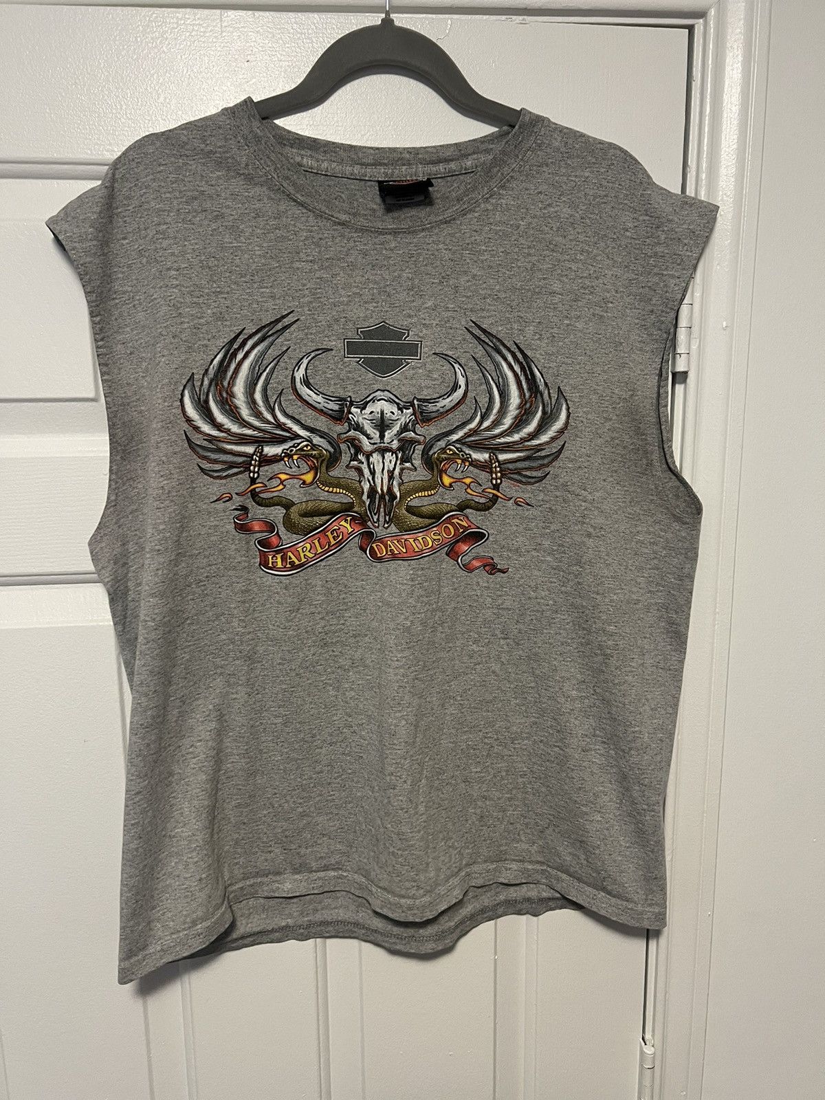 Harley Davidson Harley Davidson Vintage Miami Sleeveless Tee Size US L / EU 52-54 / 3 - 1 Thumbnail
