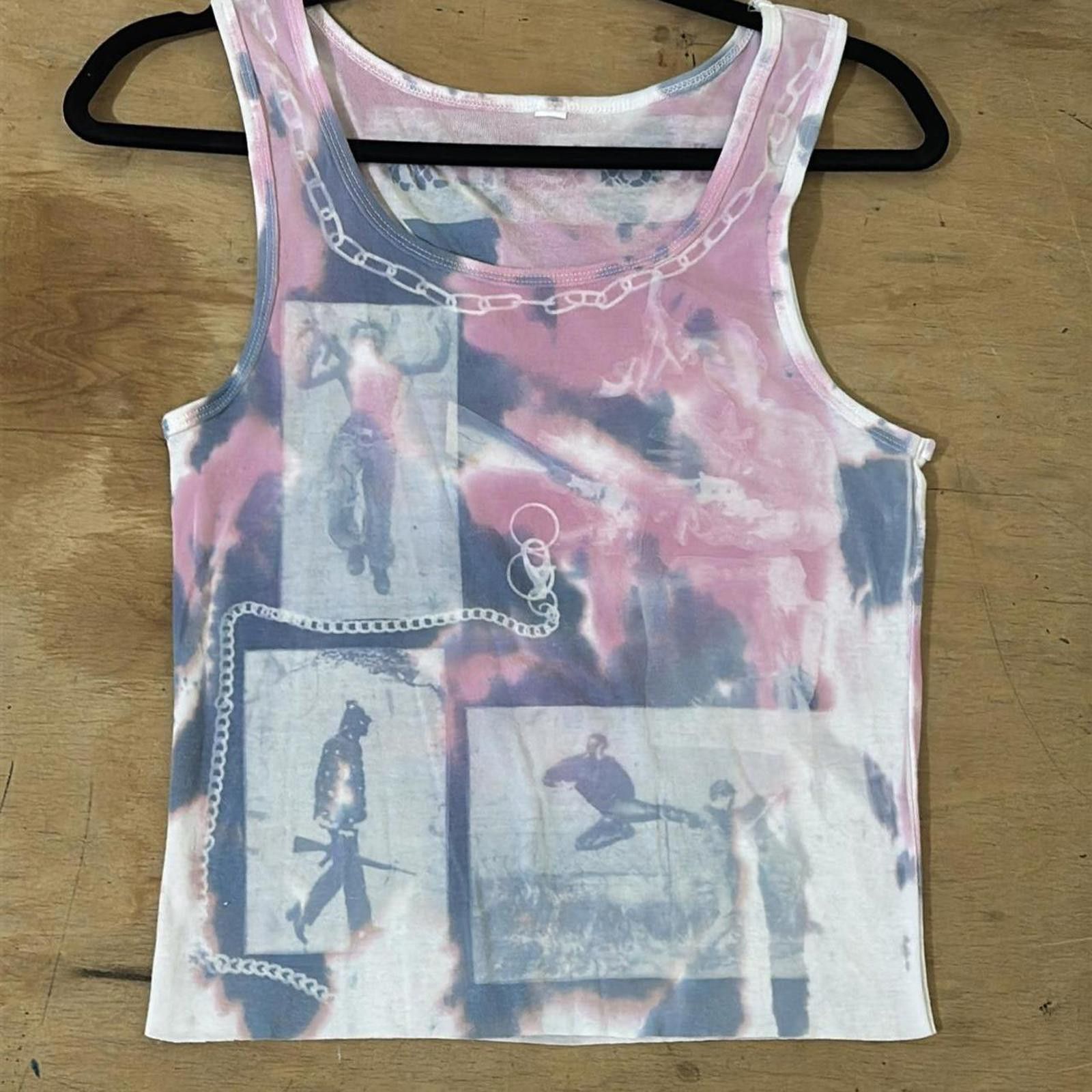 Other dontshoot.usa “Spoils of war” collage tank Size M / US 6-8 / IT 42-44 - 1 Thumbnail