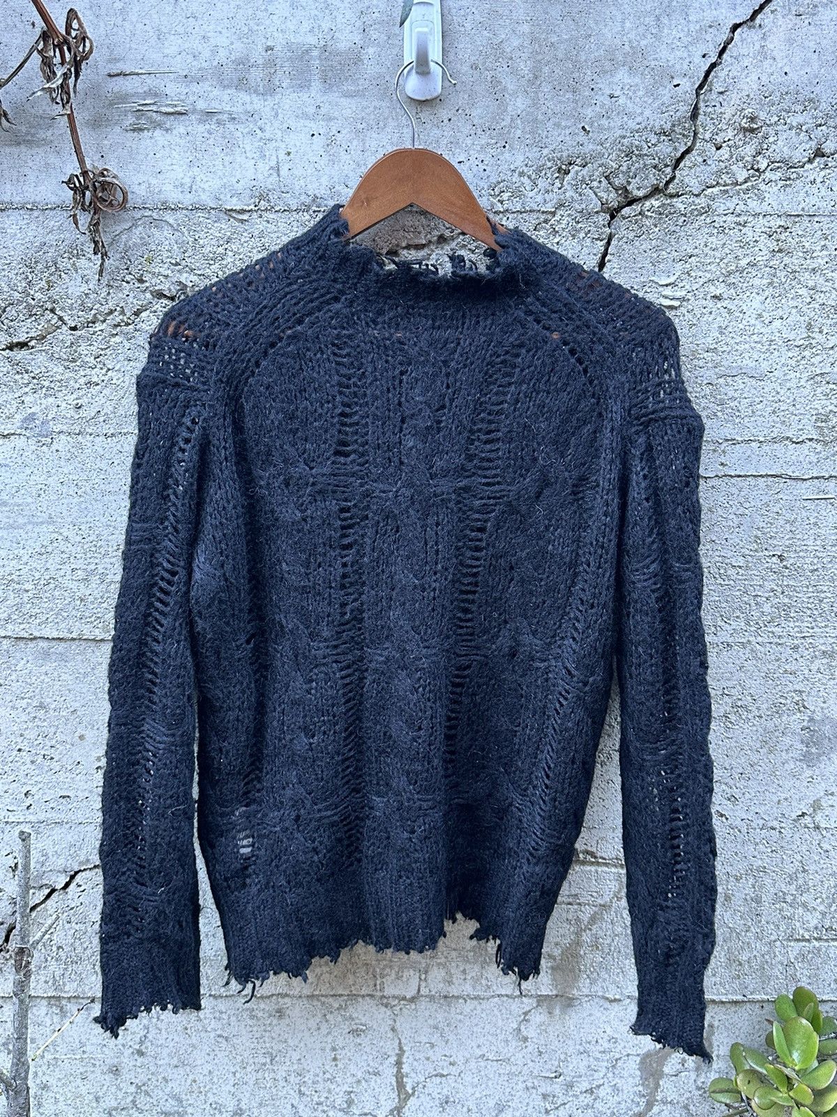 Acne Studios RARE GRAIL Acne Studios raw edge grunge sweater Size US M / EU 48-50 / 2 - 5 Thumbnail