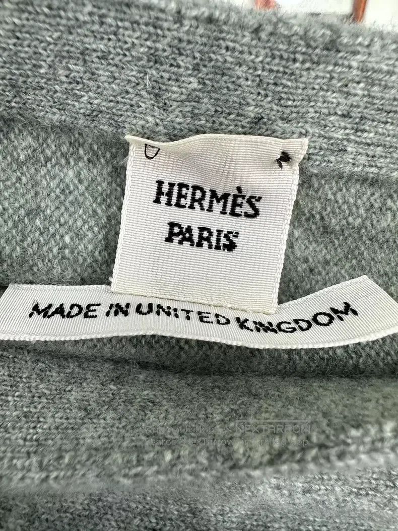 Hermes Hermes Pure cashmere bat gray sweater Size XS / US 0-2 / IT 36-38 - 3 Thumbnail