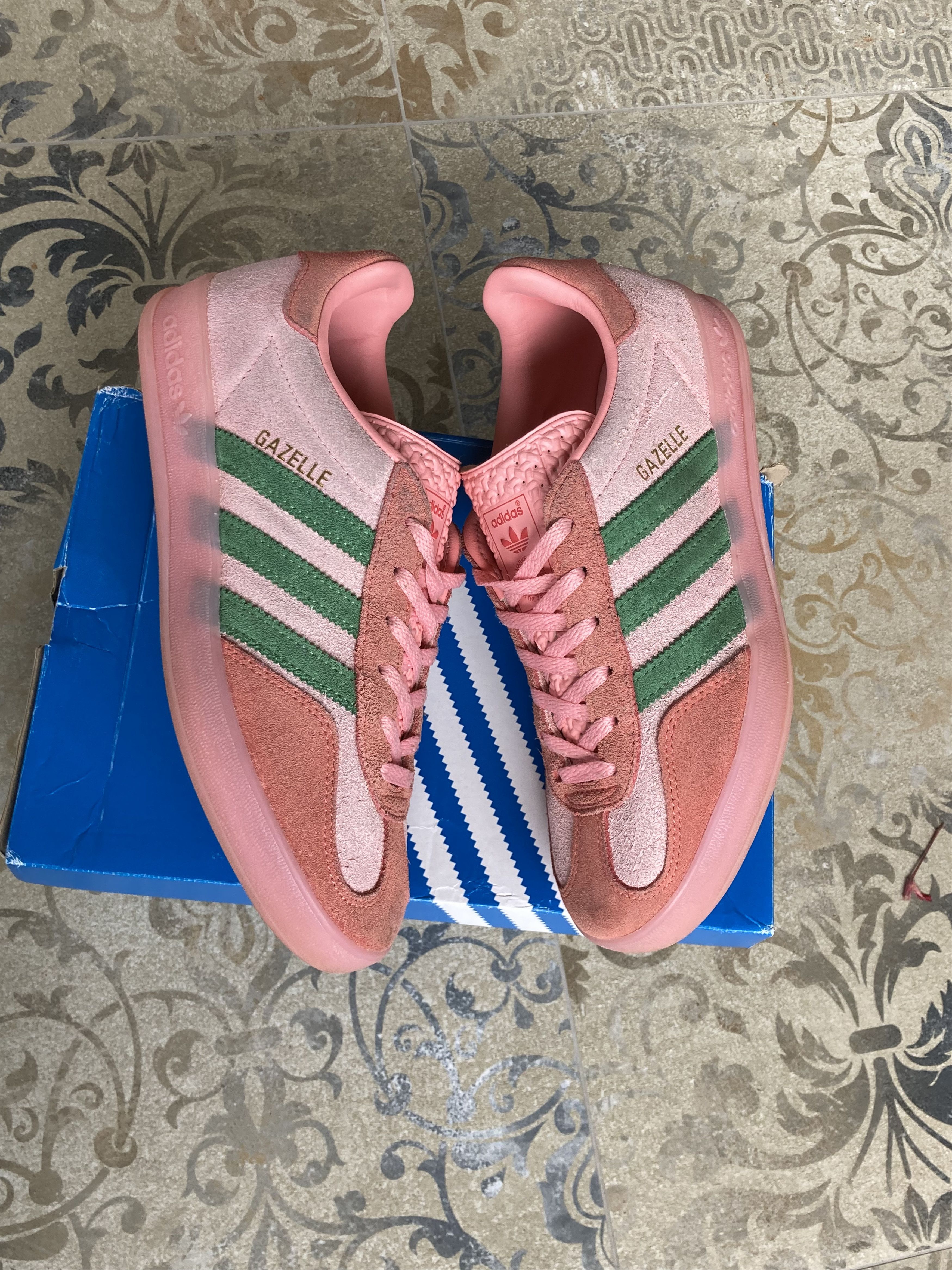 Adidas Adidas gazelle indoor semi pink preloved US 6.5 EU 38 Size US 6.5 / IT 36.5 - 7 Thumbnail