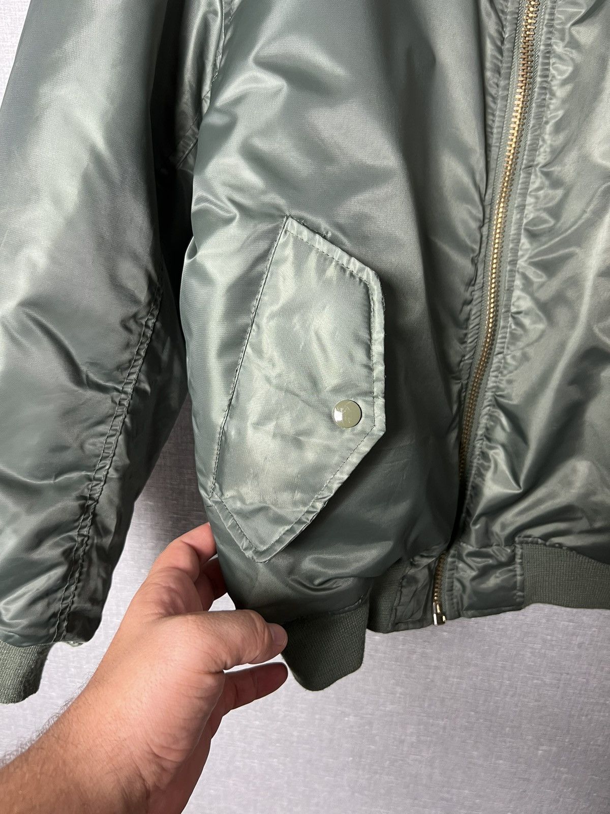 Vintage Vintage USAF MA1 Flyer’s Nylon Bomber USA Jacket Size US M / EU 48-50 / 2 - 3 Thumbnail