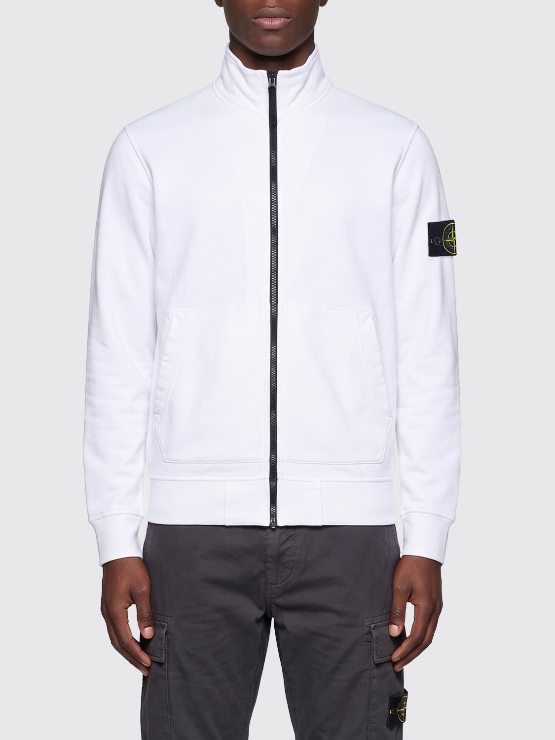 Stone Island Stone Island Sweatshirt Men White Size US XXL / EU 58 / 5 - 1 Thumbnail
