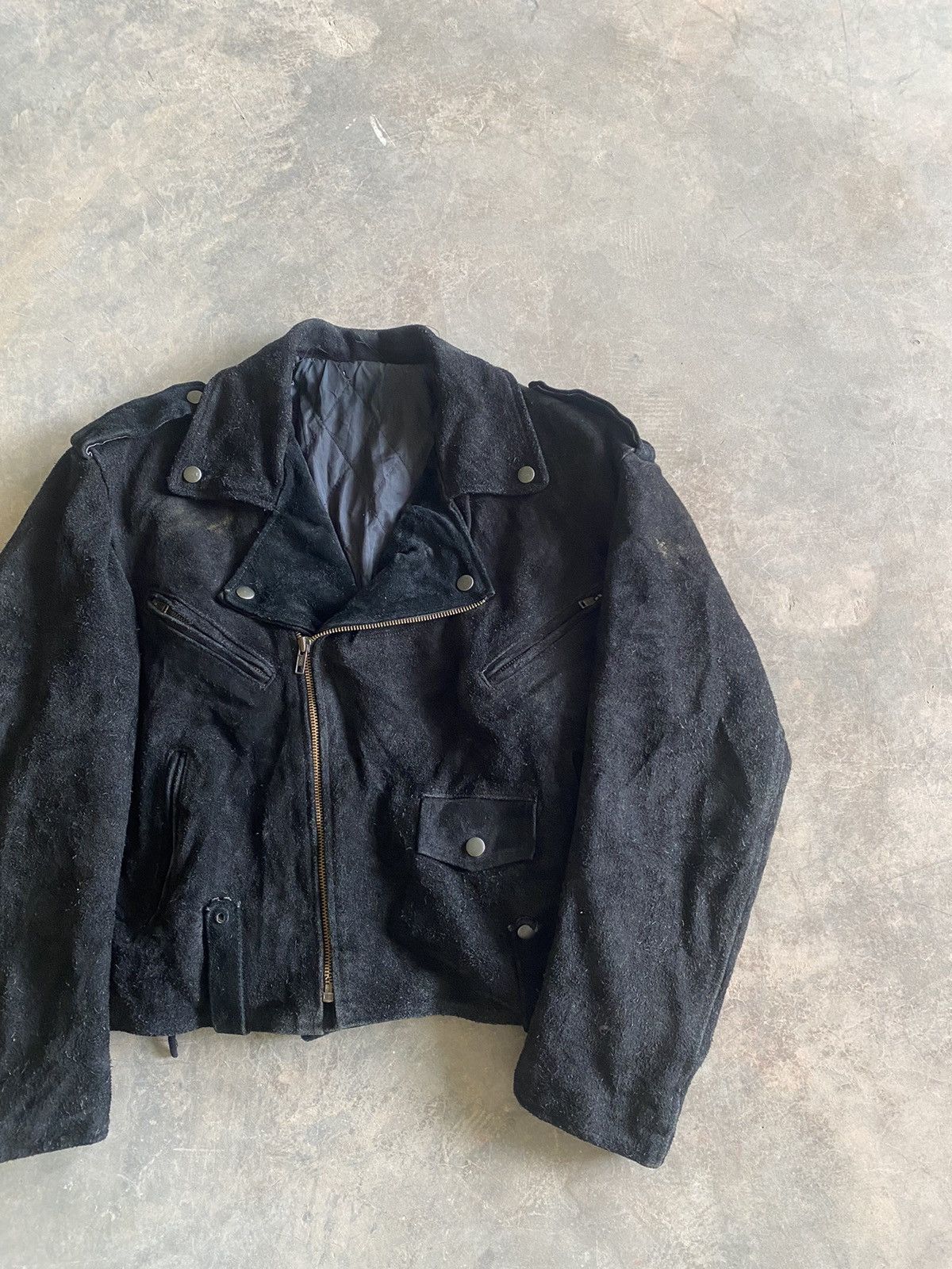 Yasuyuki Ishii VINTAGE RUDIES JAPAN BIKER LEATHER COWHIDE 90s LGB PUNK Size US M / EU 48-50 / 2 - 3 Thumbnail