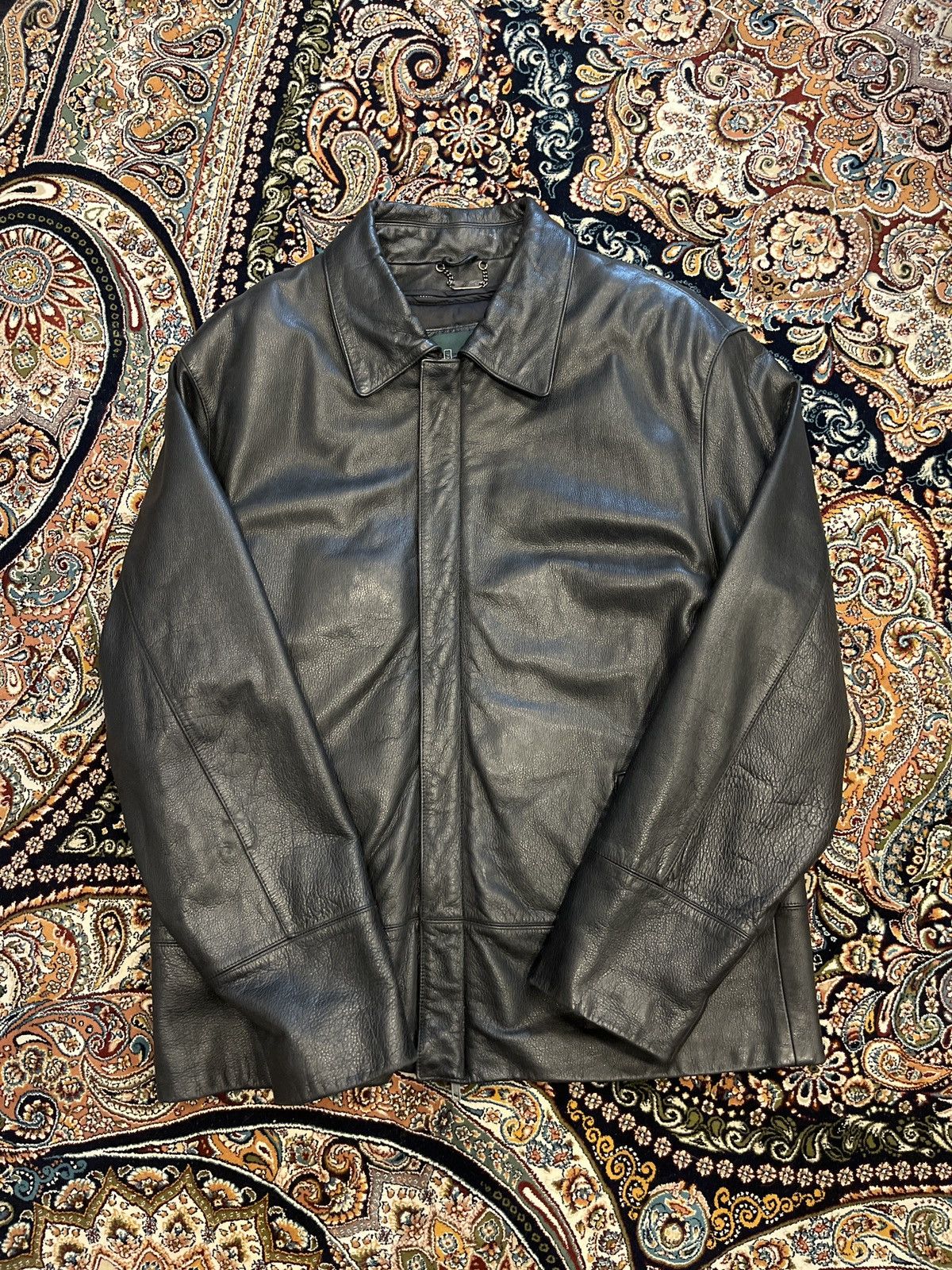 luv maison japanese label leather jacket