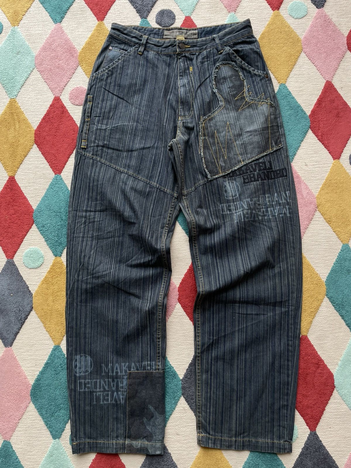 Makaveli Makaveli Branded Tupac Y2K denim Size US 32 / EU 48 - 1 Thumbnail