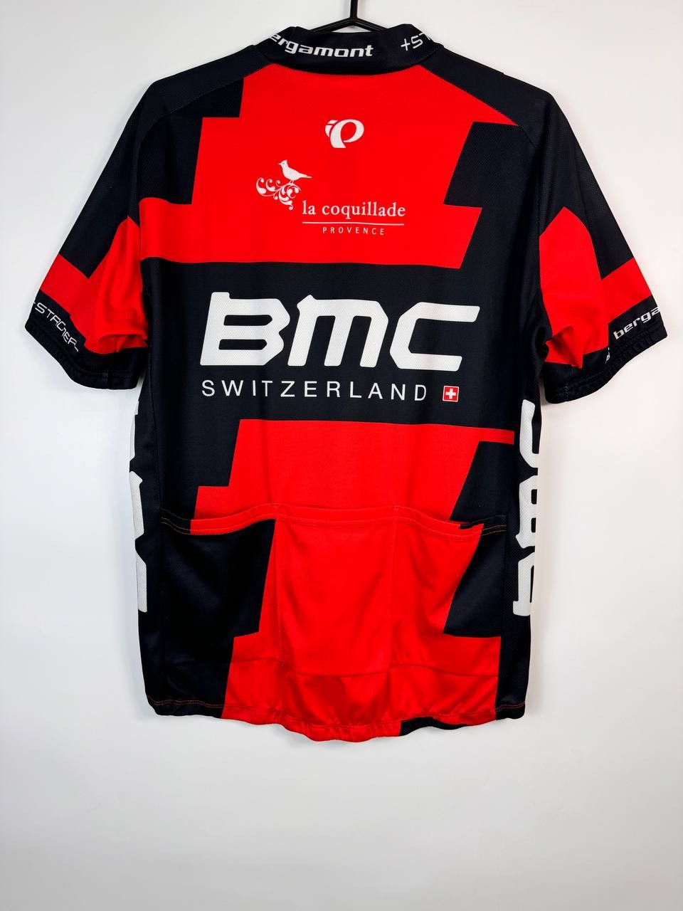 Vintage BMC Switzerland Pearl Izumi Cycling Bike Jersey Mens Size US L / EU 52-54 / 3 - 3 Thumbnail