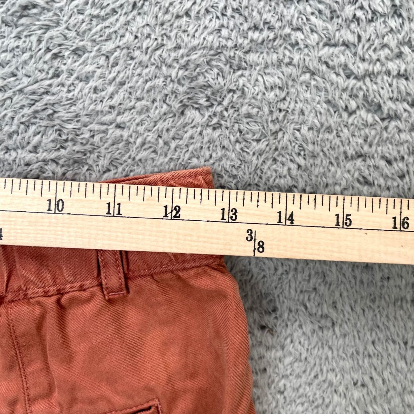 Banana Republic Banana Republic Shorts Womens XS Orange Rust High Rise Casual Cotton Preppy Sailor Pockets 4in Inseam Summer Spring Mens/Womens? Size 26" / US 2 / IT 38 - 8 Thumbnail