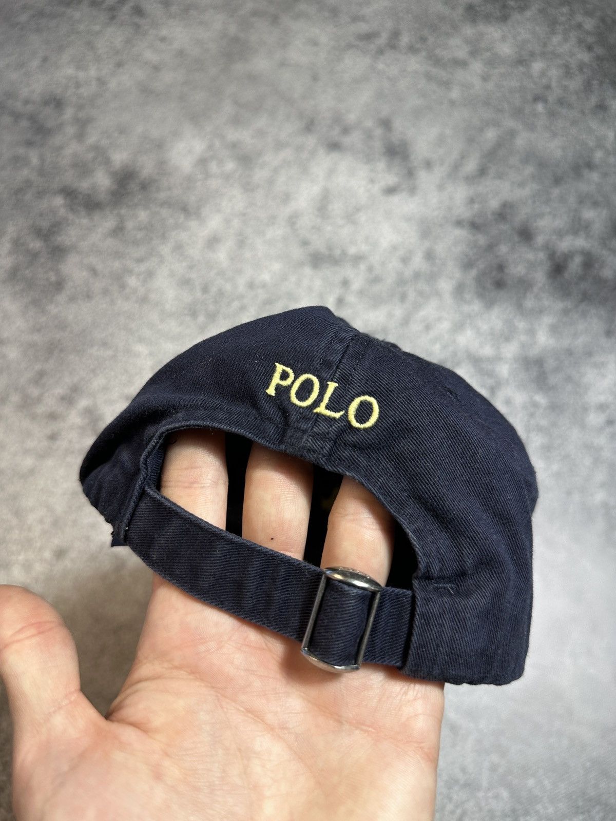 Polo Ralph Lauren × Vintage Vintage Polo Ralph Lauren Navy Cap Streetwear USA 90s logo Size ONE SIZE - 3 Thumbnail