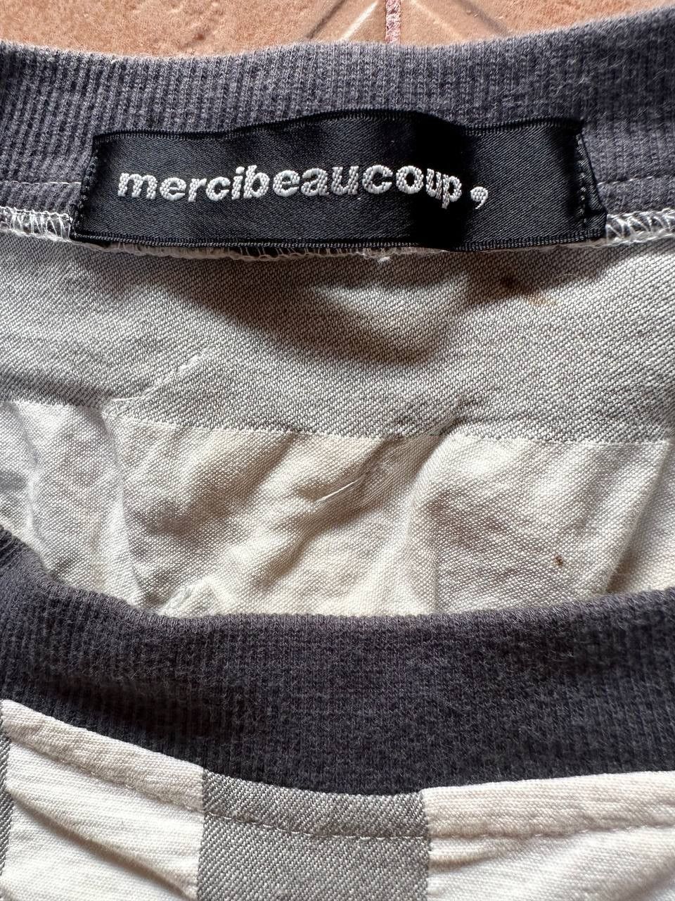 Issey Miyake × Japanese Brand × mercibeaucoup Mercibeaucoup Stripes Shirt Size US XXL / EU 58 / 5 - 11 Thumbnail