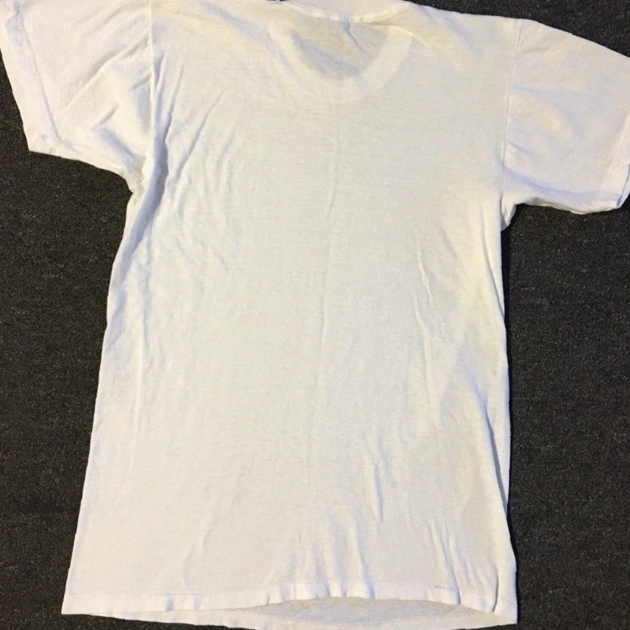 Fruit Of The Loom VINTAGE Fruit of the Loom Shirt S USA Single Stitch 80s 90s Biker Grunge Punk Surf Skate White Men's Small Slim FOTL Size US S / EU 44-46 / 1 - 7 Thumbnail