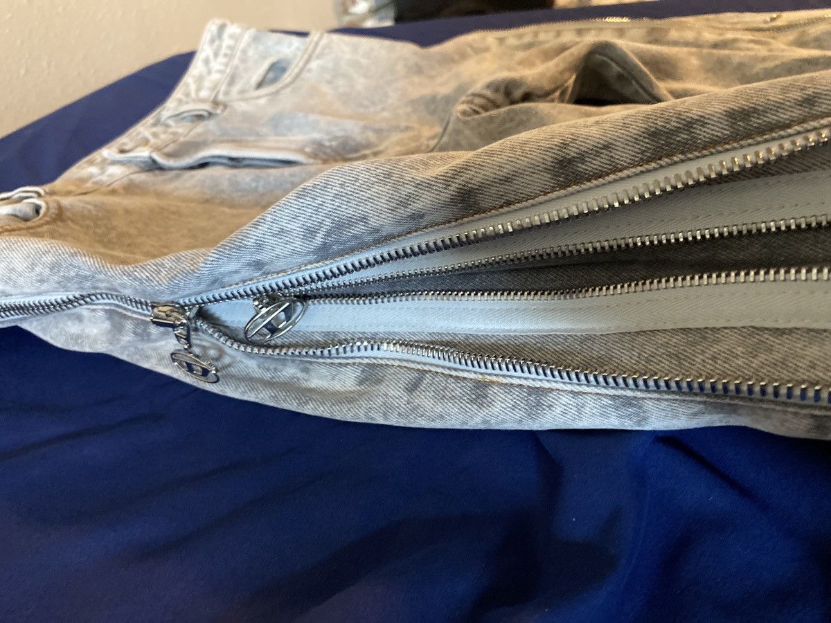 Diesel diesel zip up flared pants Size US 38 / EU 54 - 4 Thumbnail