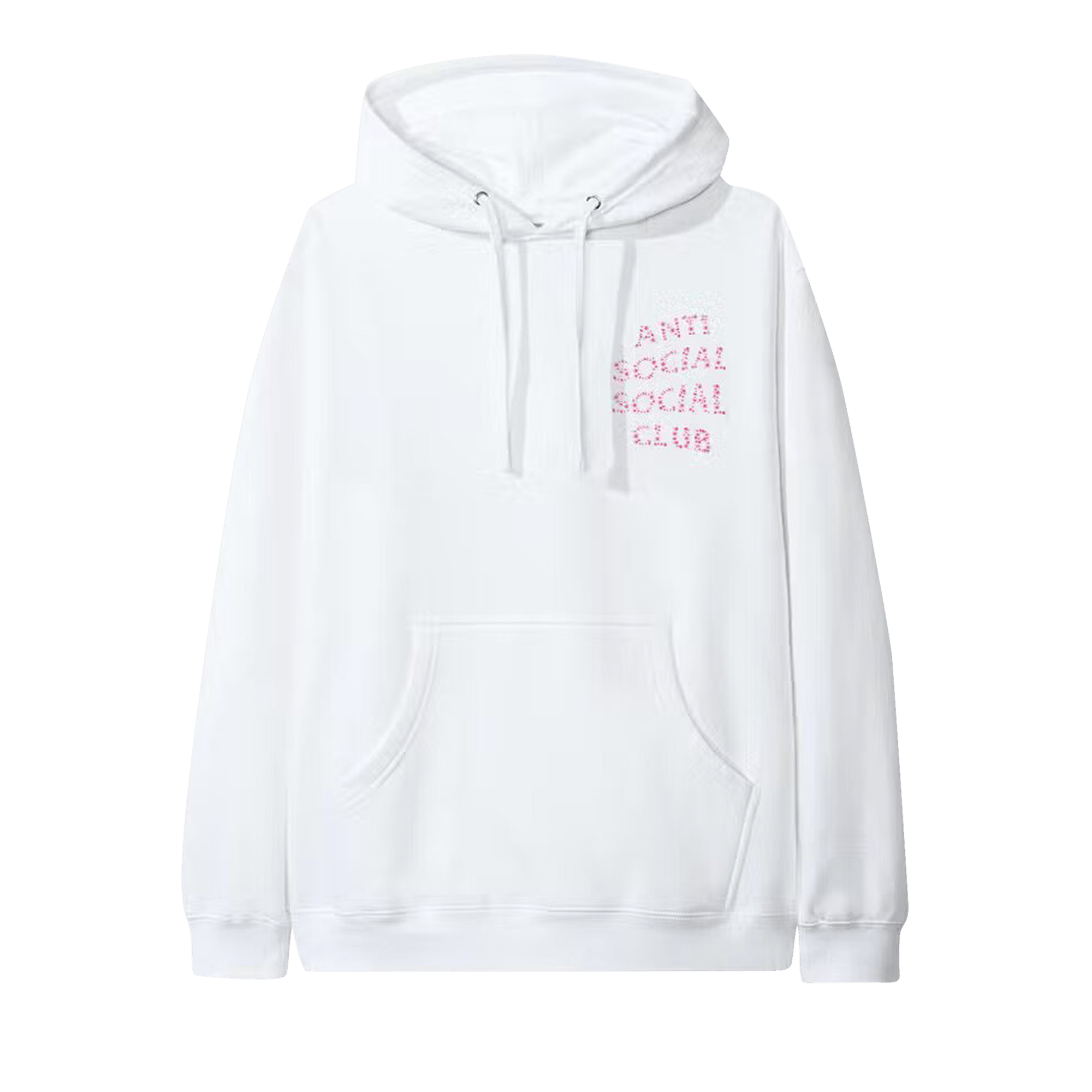 image of Anti Social Social Club Kkoch Hoodie White, Men's (Size Medium)
