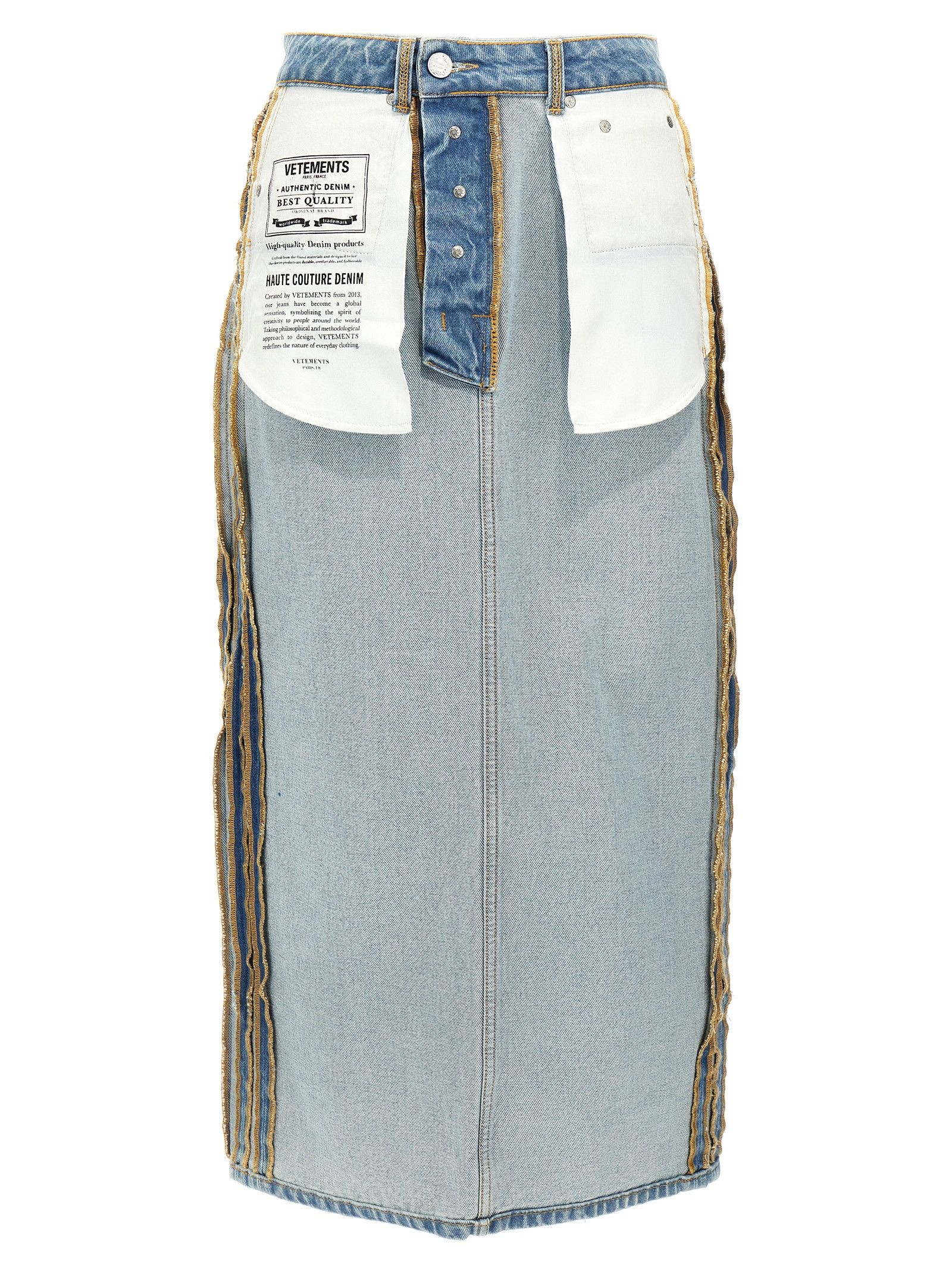 Vetements 'Inside-Out' Skirt Size 32" / US 10 / IT 46 - 1 Thumbnail