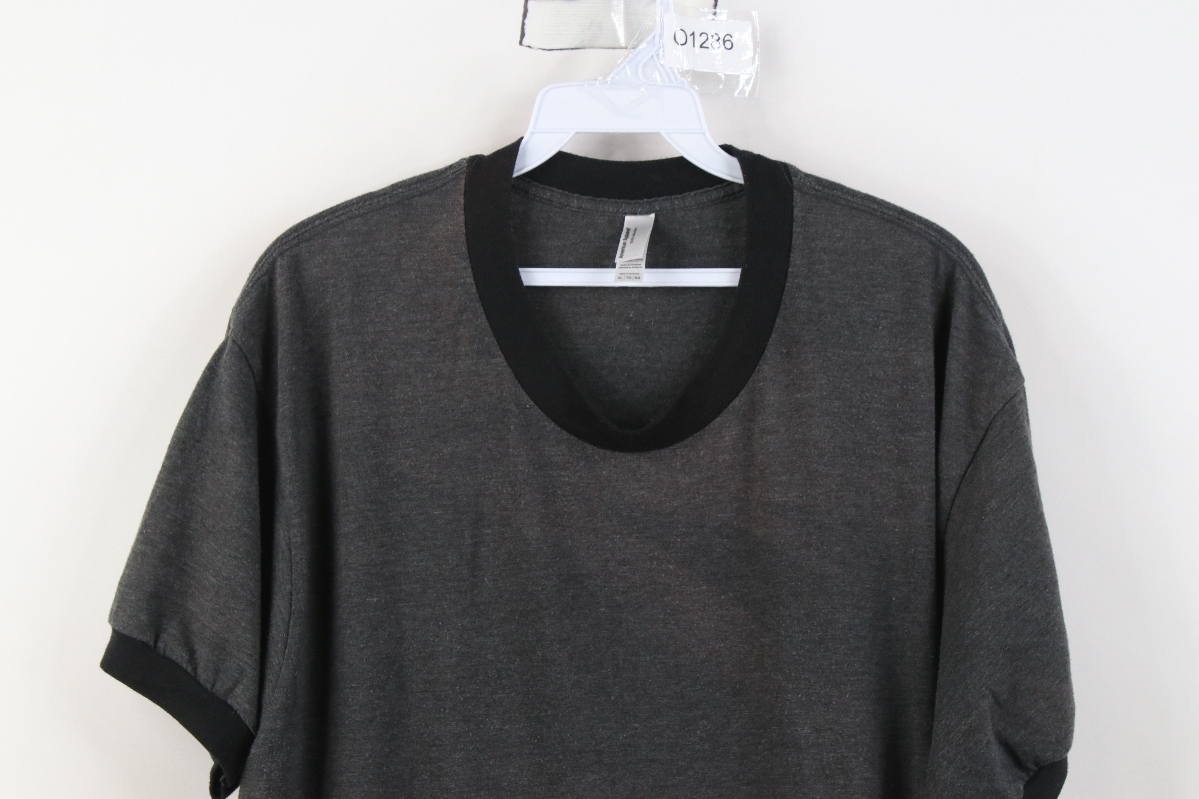 Vintage Vintage Y2K American Apparel Jersey Knit Ringer T-Shirt Size US XL / EU 56 / 4 - 2 Thumbnail