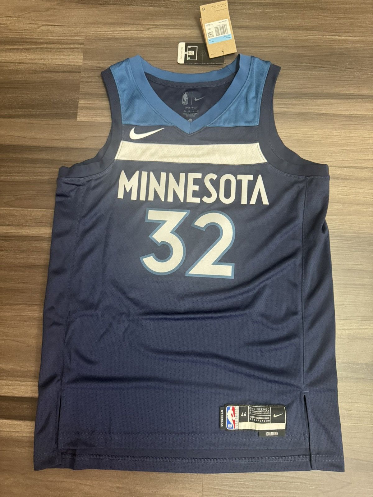 Nike Timberwolves Karl Anthony Towns NBA Icon Edition Jersey 44 Size US M / EU 48-50 / 2 - 1 Thumbnail