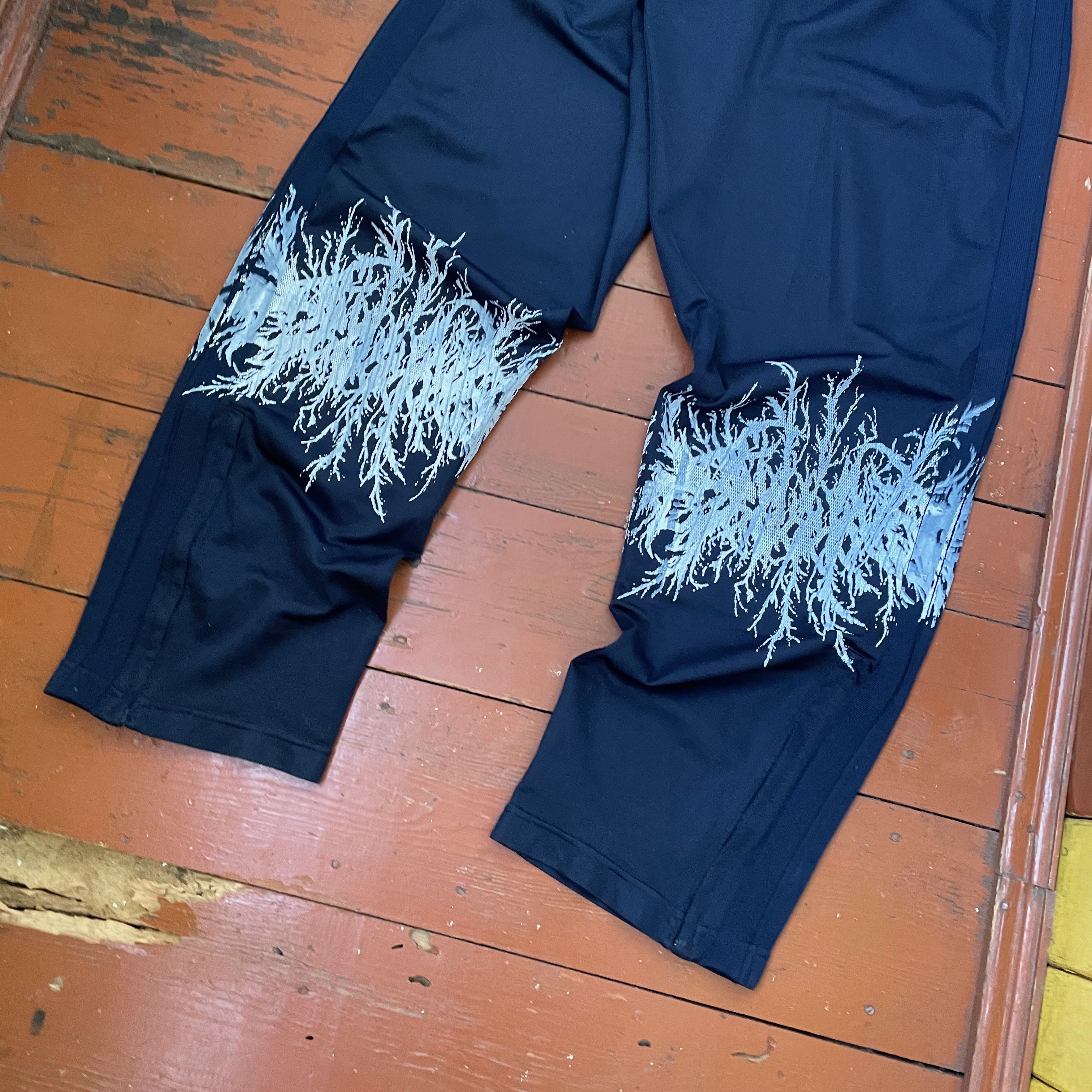 Nike Nike Custom pants grunge alt ptint knee opium y2k faded Size US 34 / EU 50 - 10 Thumbnail