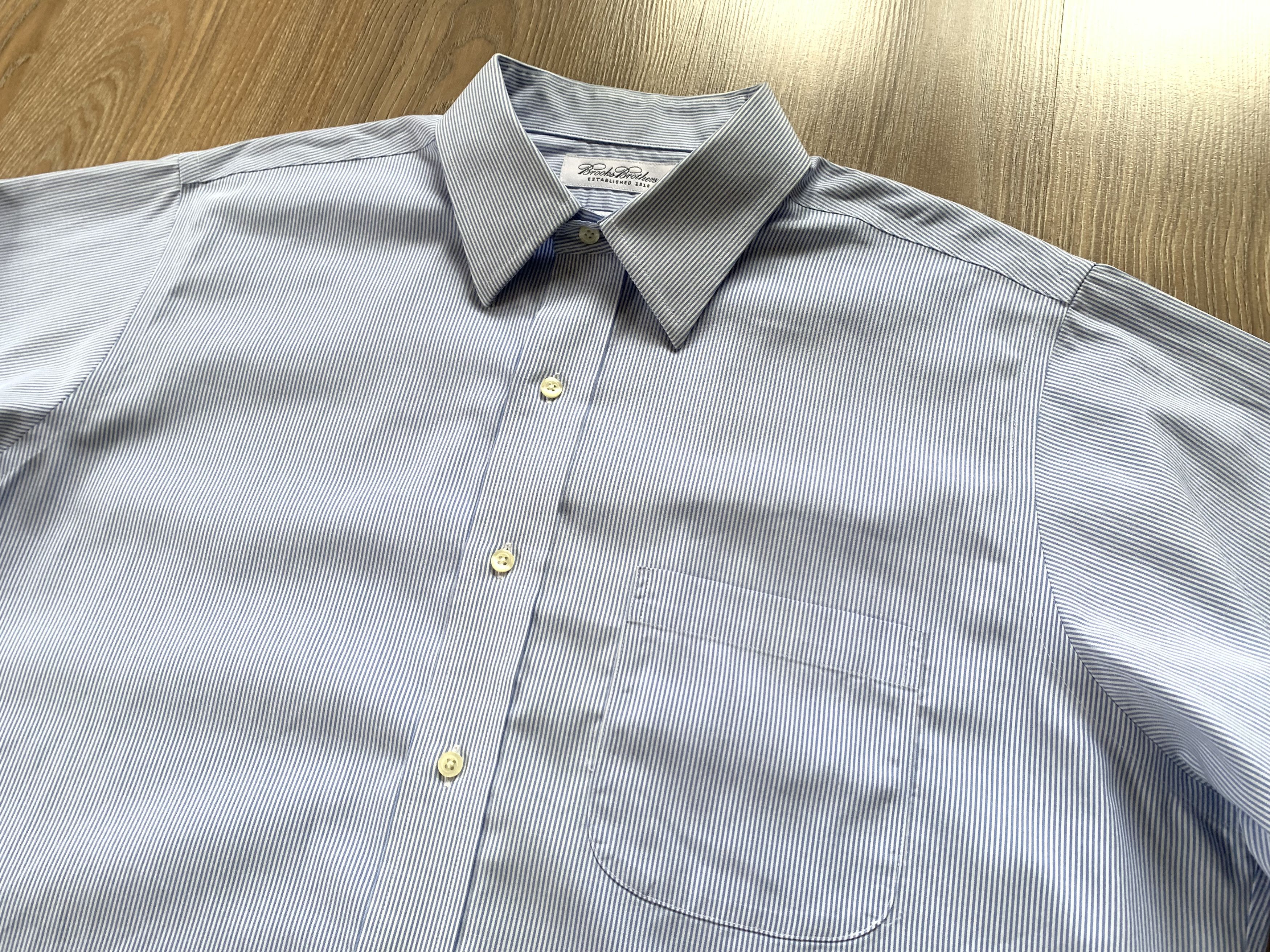 Brooks Brothers Brooks Brothers Stripe Long Sleeve Shirt Size US XXL / EU 58 / 5 - 4 Thumbnail