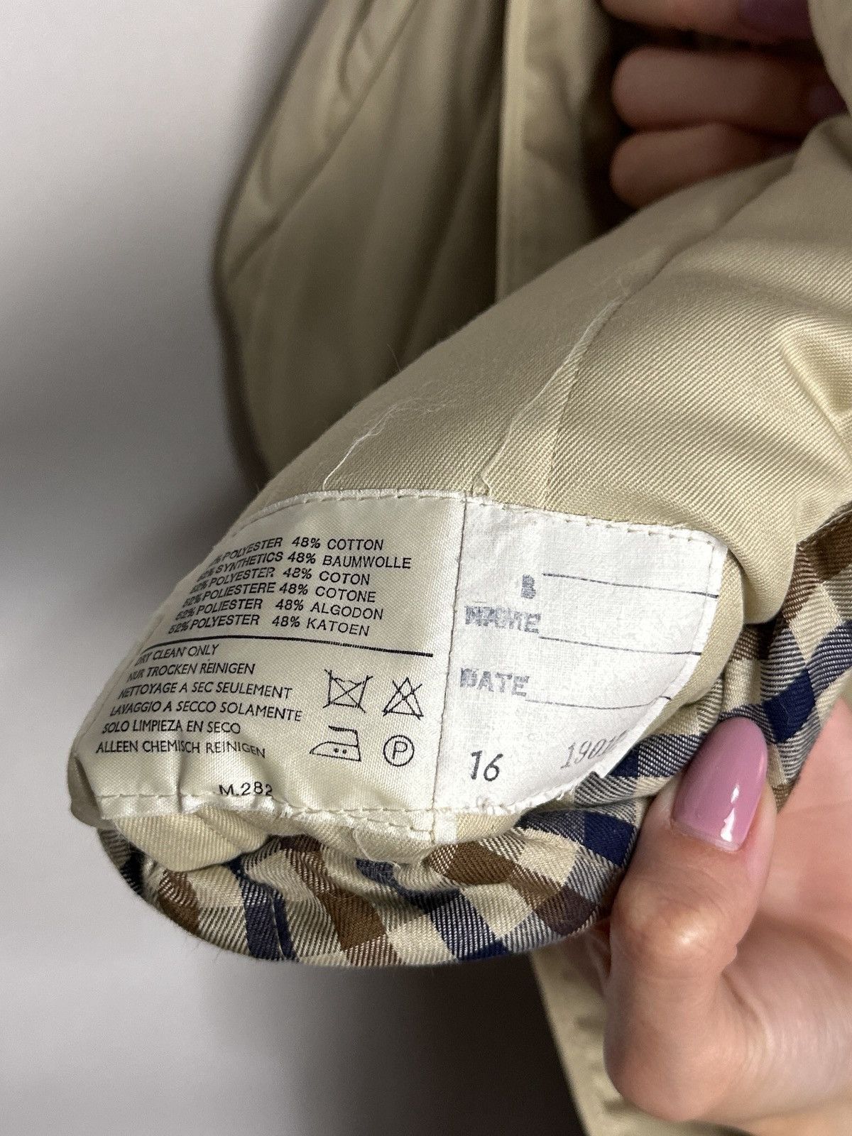 Aquascutum Aquascutum Showerproof Padded Quilted Jacket House Check Size XL / US 12-14 / IT 48-50 - 8 Thumbnail