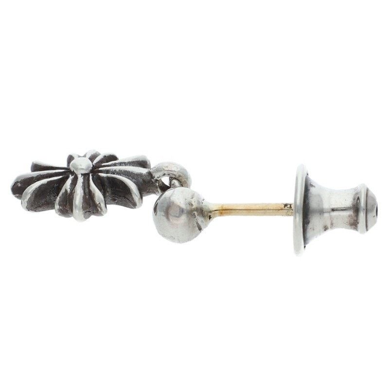 Chrome Hearts Chrome Hearts Tiny ECH Plus Drop Silver Earring Size ONE SIZE - 4 Thumbnail