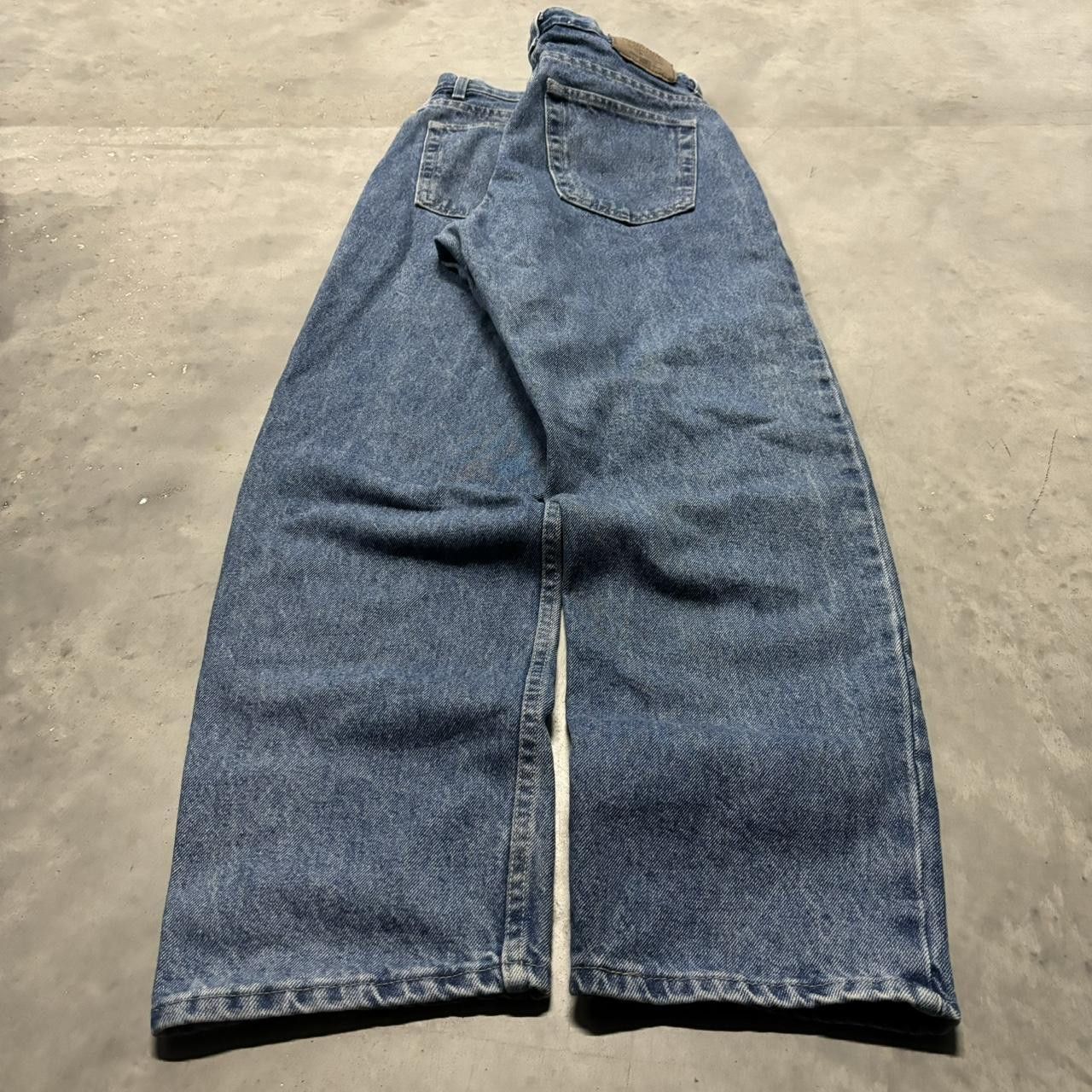 Japanese Brand × Vintage Crazy Vintage Y2K/2000s Grunge Medium Wash Denim Jeans! Size US 34 / EU 50 - 4 Thumbnail