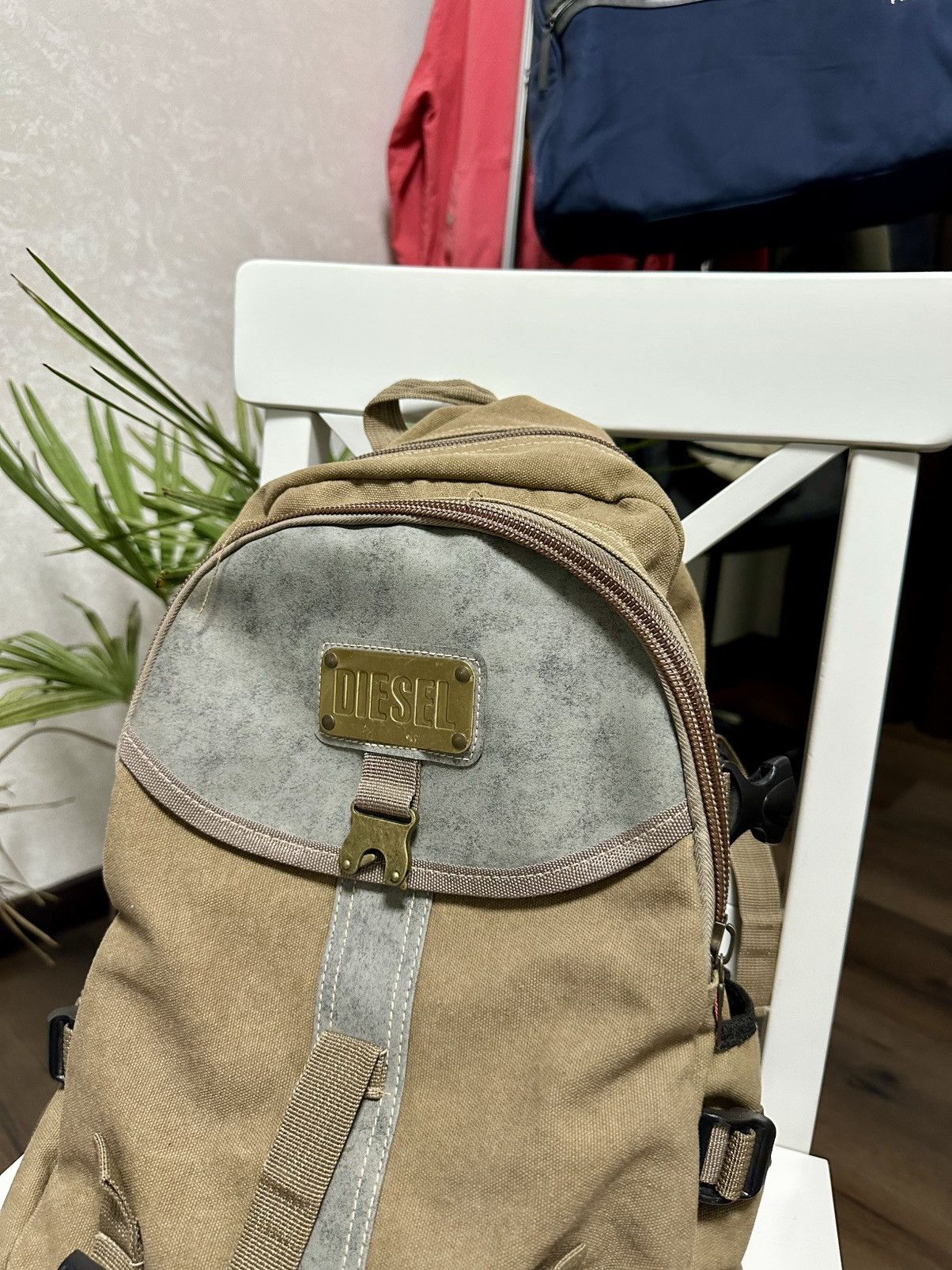 Diesel Vintage Diesel Bag Metal Logo Military Fit Size ONE SIZE - 6 Thumbnail