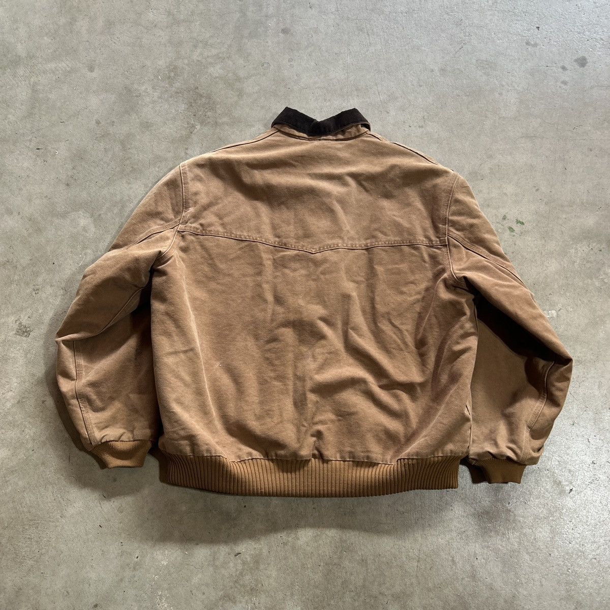 Carhartt Vtg Carhartt J14 BRN Santa Fe Quilt Lined Brown Zip Jacket Size US XXL / EU 58 / 5 - 6 Thumbnail