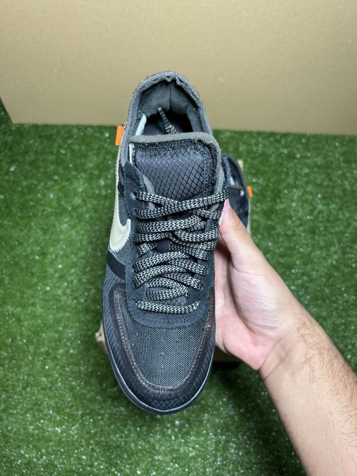 Nike × Off-White Offwhite Air Force black white Size US 5.5 / EU 38 - 6 Thumbnail