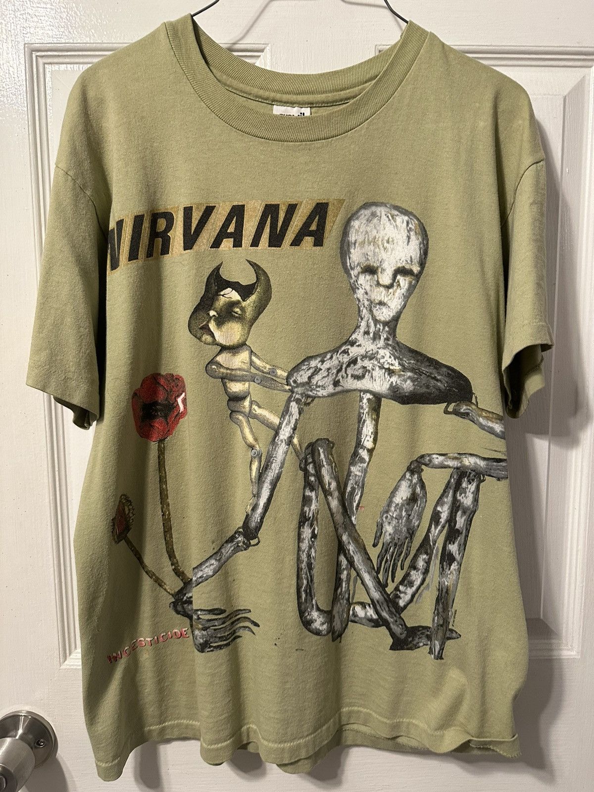 Vintage 1990 Nirvana Insecticide Tee