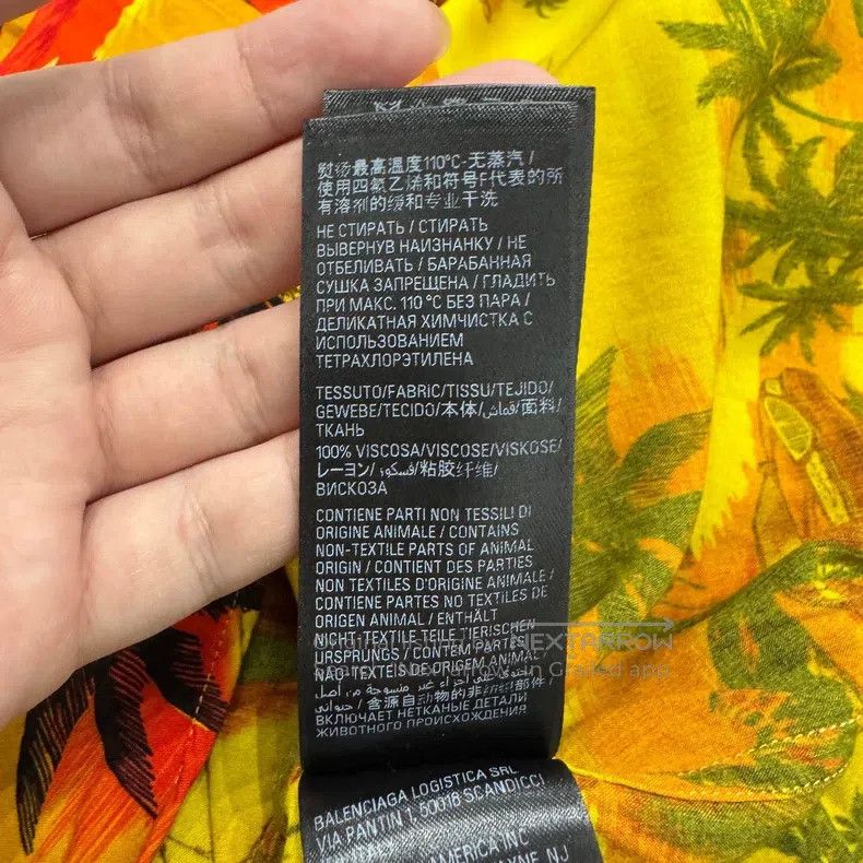 Balenciaga Balenciaga size 37 Hawaiian Shirt Size US S / EU 44-46 / 1 - 4 Thumbnail