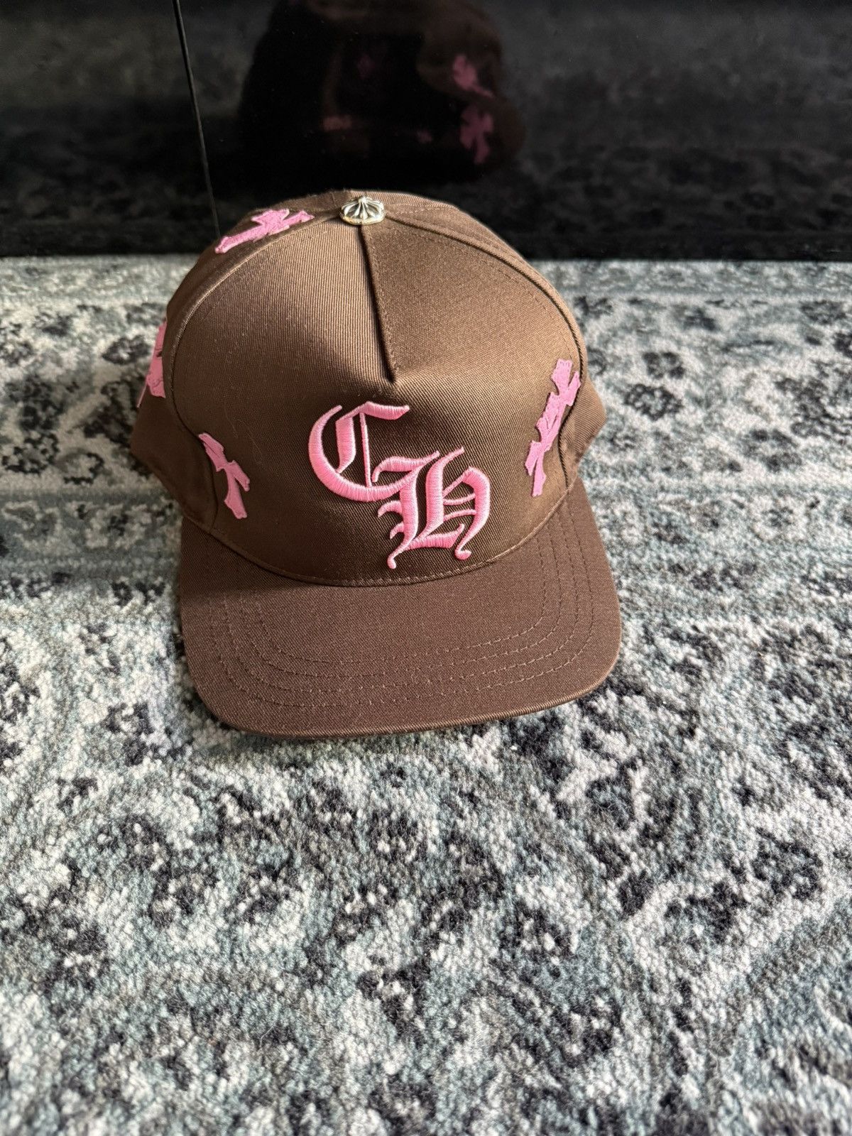 Chrome Hearts Chrome Hearts Cross Patch Hat Size ONE SIZE - 1 Thumbnail