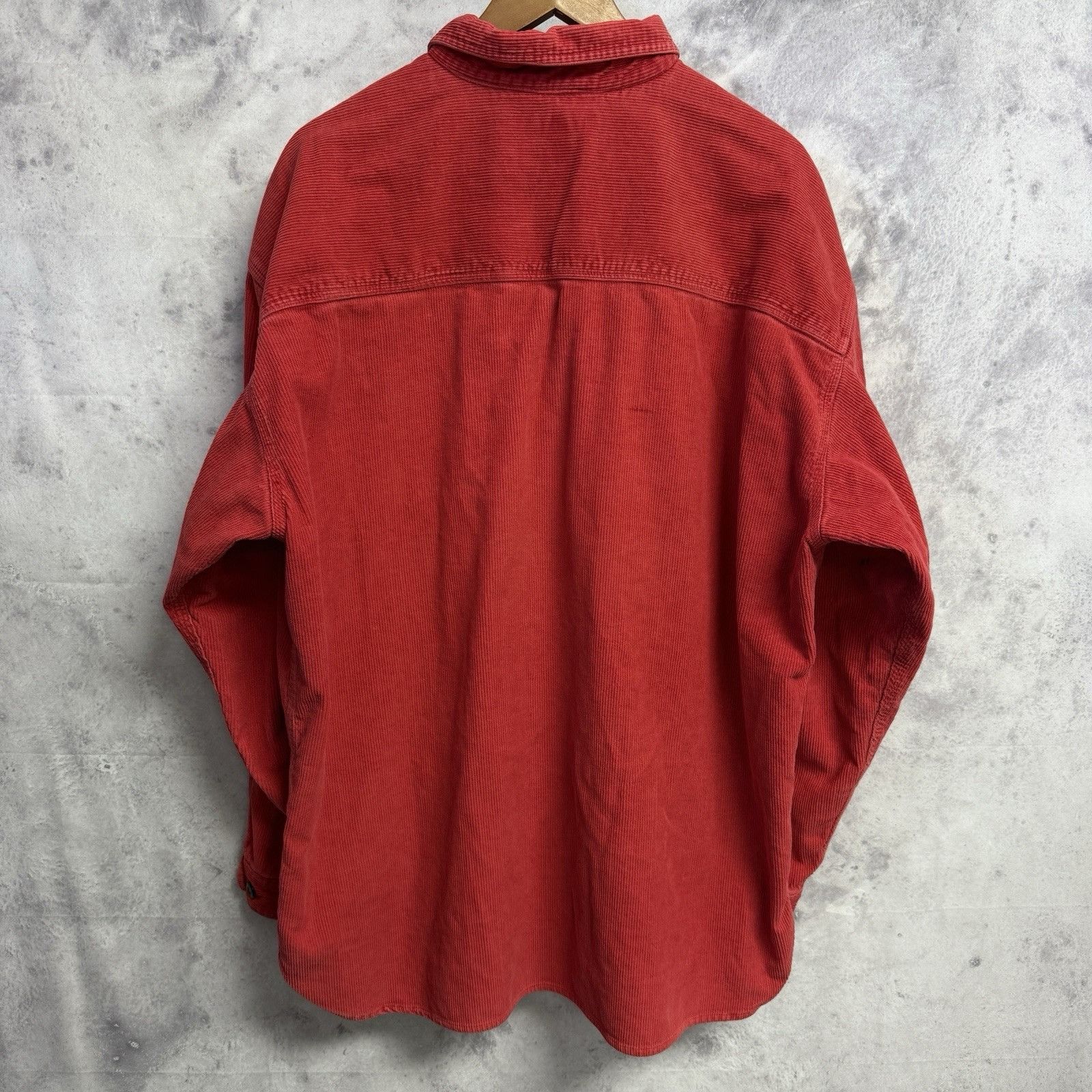 Structure × Vintage Vintage Structure Corduroy Anorak Jacket Adult Large Red Col Size US L / EU 52-54 / 3 - 2 Thumbnail